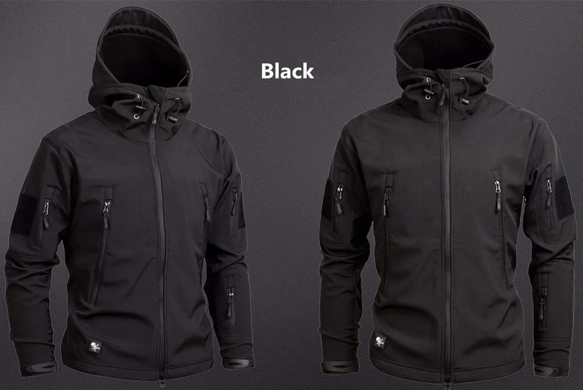 Uomo Giubbotto Giacca a vento militare uomo Pile Windbreaker Tactical camo Softshell Giacche Parka