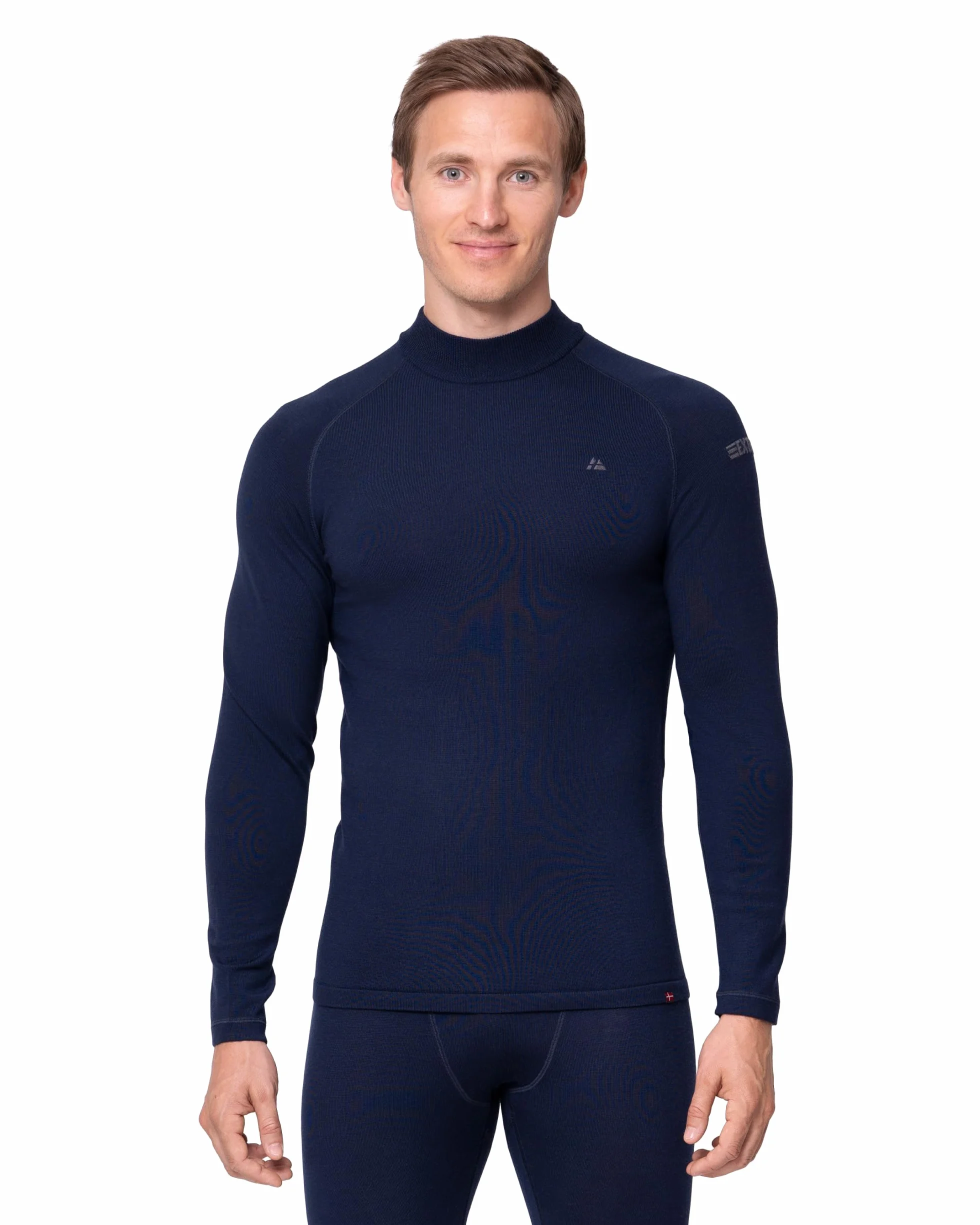 DANISH ENDURANCE Maglia Termica Uomo in Lana Merino per Freddo Estremo, Manica Lunga, Intimo Termico per Sci, Trekking, Escursionismo