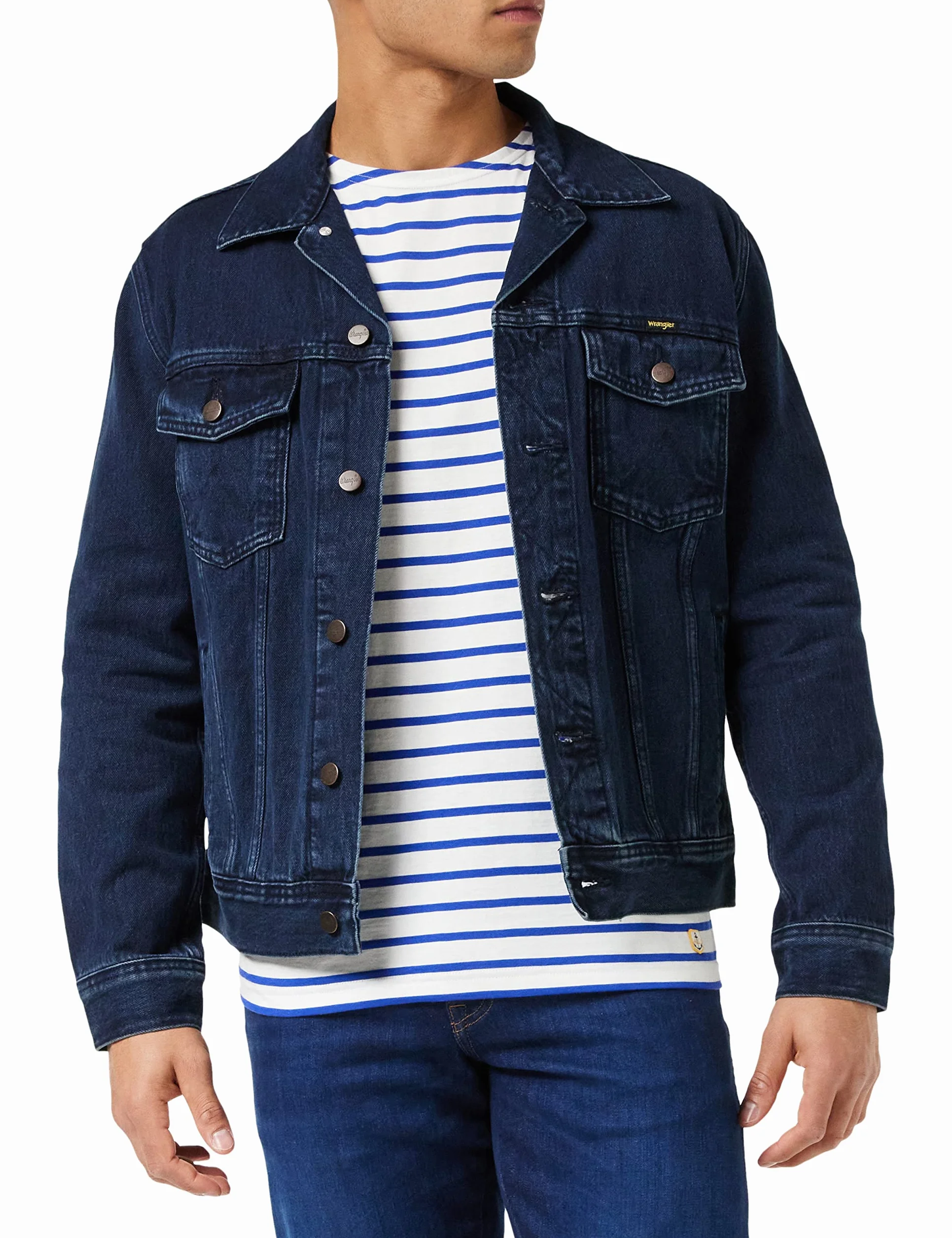 Wrangler Authentic Jacket Giacca in jeans Uomo