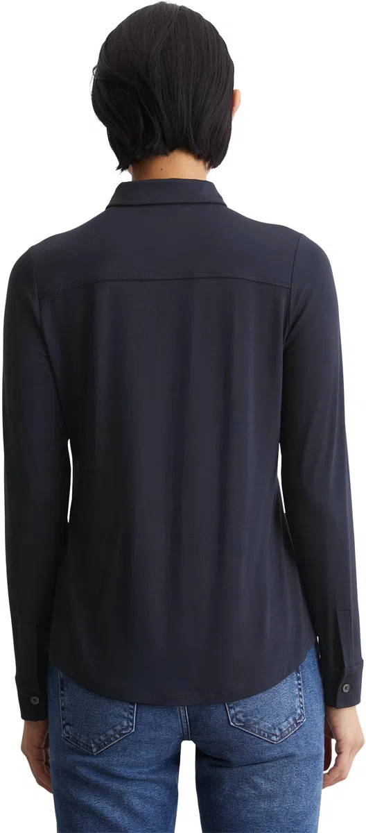 Marc OߴPolo Donna Camicia in Jersey parzialmente Elasticizzata Colletto a Punta