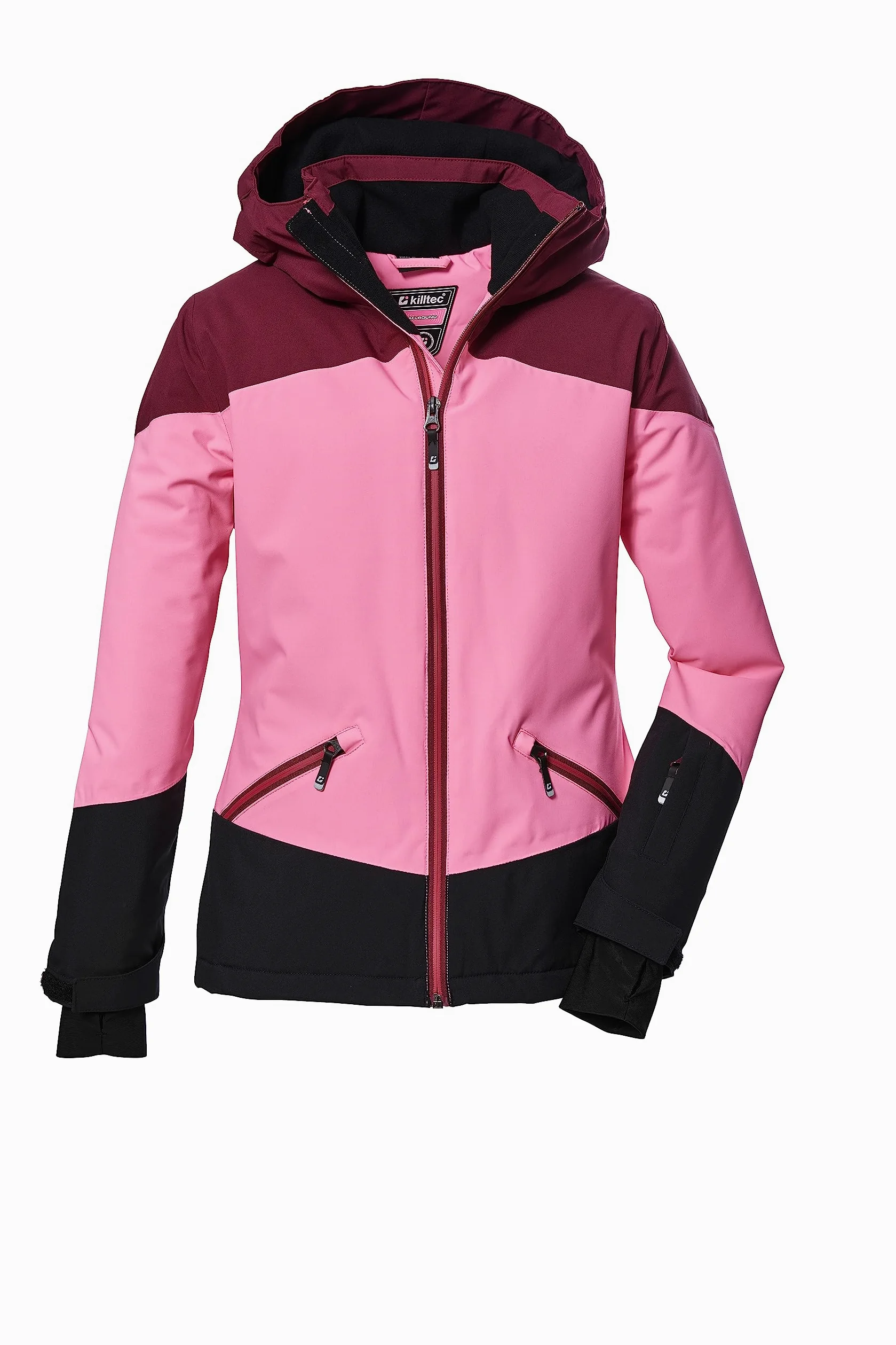 Killtec Ksw 151 Grls Ski Jckt Giacca da sci impermeabile/giacca funzionale con cappuccio e ghetta antineve Girl´s