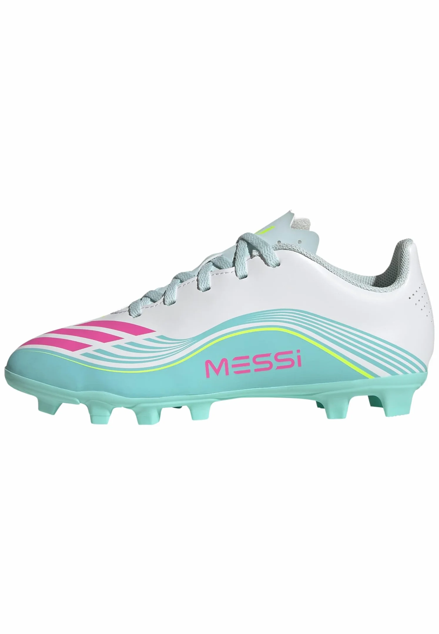 adidas Kids Scarpe da Calcio F50 Messi Club Terreni Naturali compatti/multiterreno Bambini e Bambine