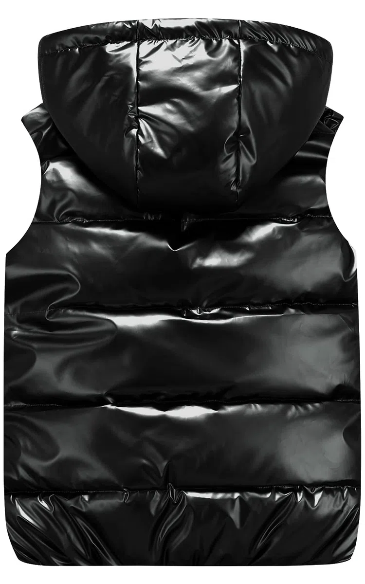 Happy Cherry Piumino senza maniche Gilet trapuntato leggero Girl Boy Warm Autunno Inverno Gilet con cerniera per lo sci del bambino