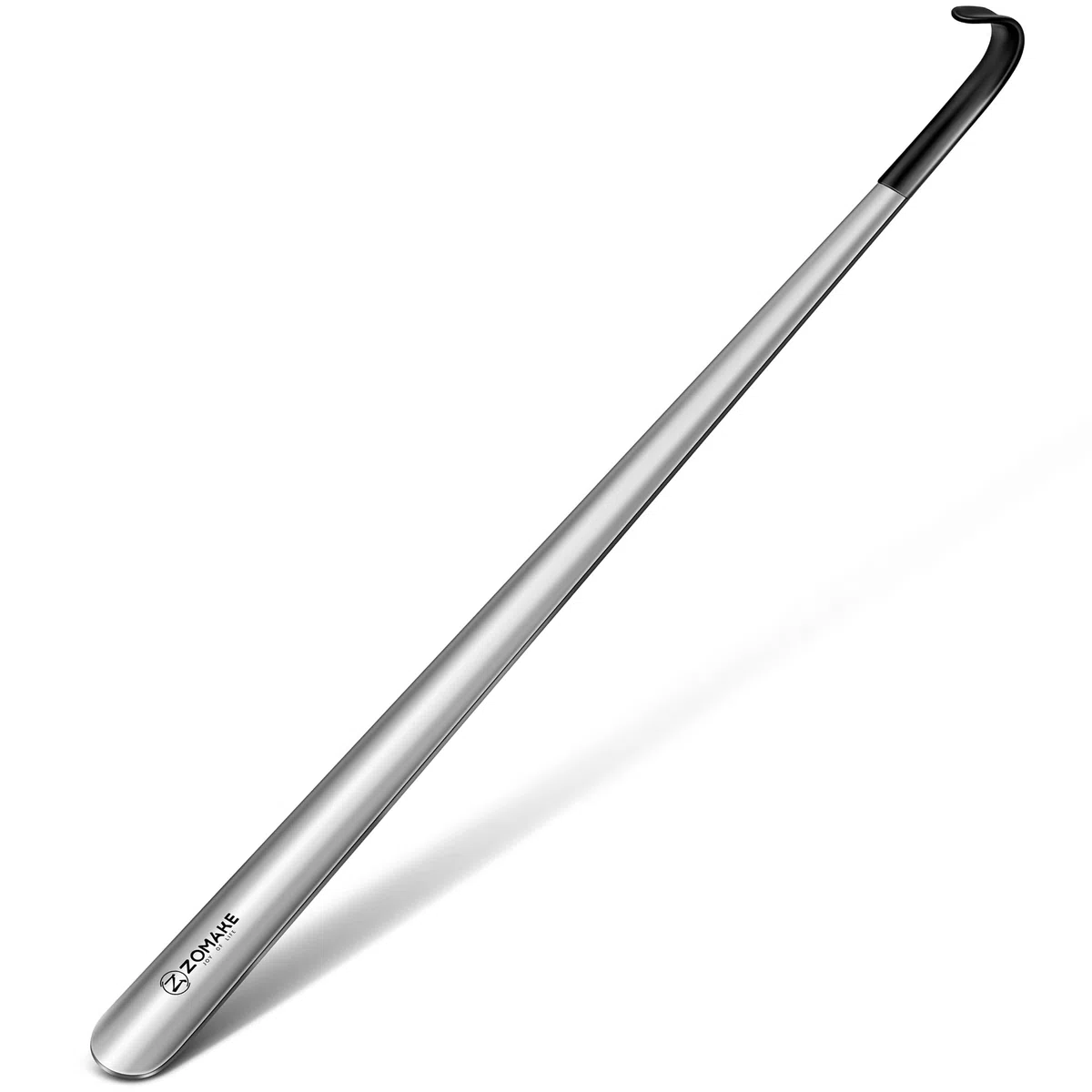 ZOMAKE Calzascarpe Lungo, Calza Scarpe Metallo Extra Lungo, Calzante per Scarpe Acciaio Inossidabile, Shoe Horn per Uomini Donne Anziani