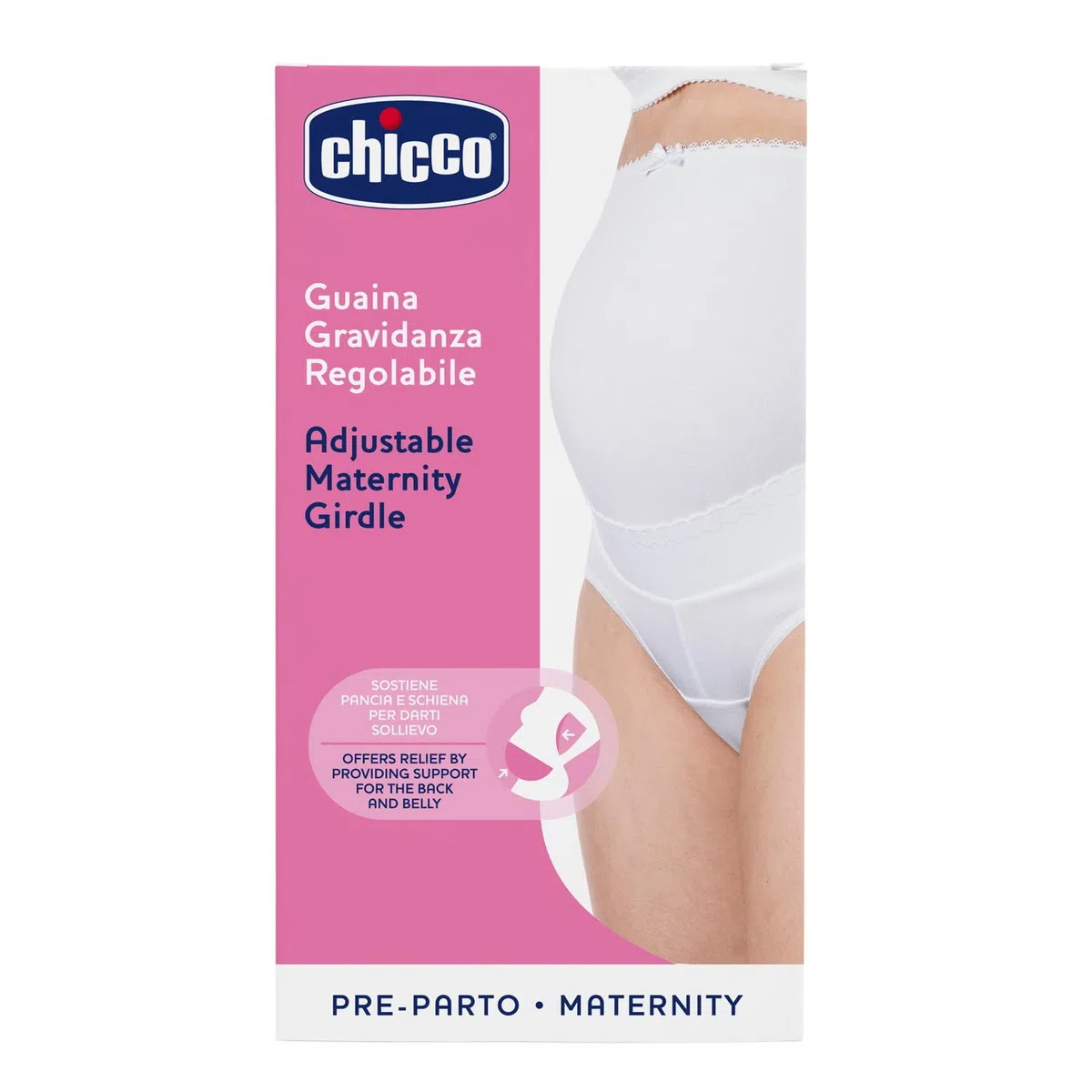 Chicco Guaina Gravidanza, Taglia 4, Bianco