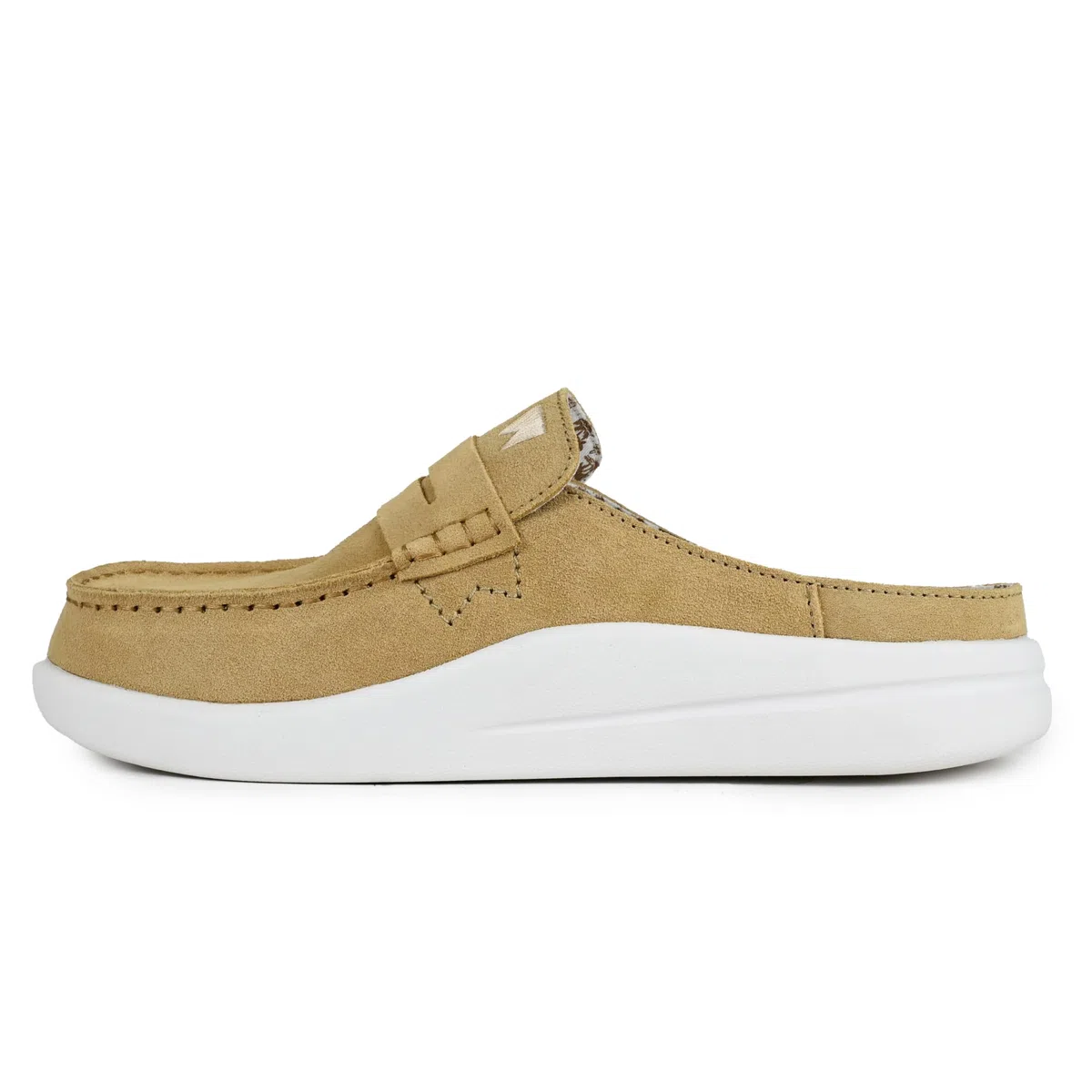 Kickback Frenchy Womens Penny Mule - Mocassino Slip On da Donna Slider - Scarpa in Pelle Scamosciata Leggera - Comfort Plantare in Schiuma Foderato in Pelle - Scarpe estive Casual