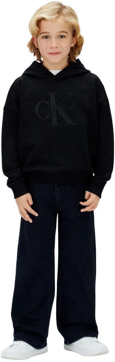 Calvin Klein Mono Logo Hoodie Lvcksjb09b Altre Felpe Bambini e Ragazzi