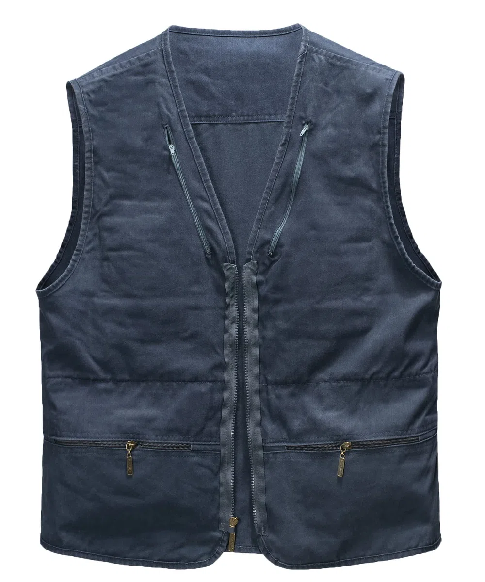 Gilet da Pesca da Uomo Multi-Tasche Gilet da Caccia Fotografico Giacca Senza Maniche Gilet da Lavoro Giubbini da Pesca per Attività All'aperto