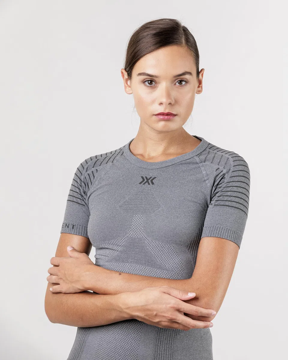 X-Bionic Invent 4.0 - Maglia Termica Donna Manica Corta a Compressione - Alte Prestazioni per Running, Sci, Ciclismo, Fitness, e Sport Invernali - Adatta a Climi Rigidi