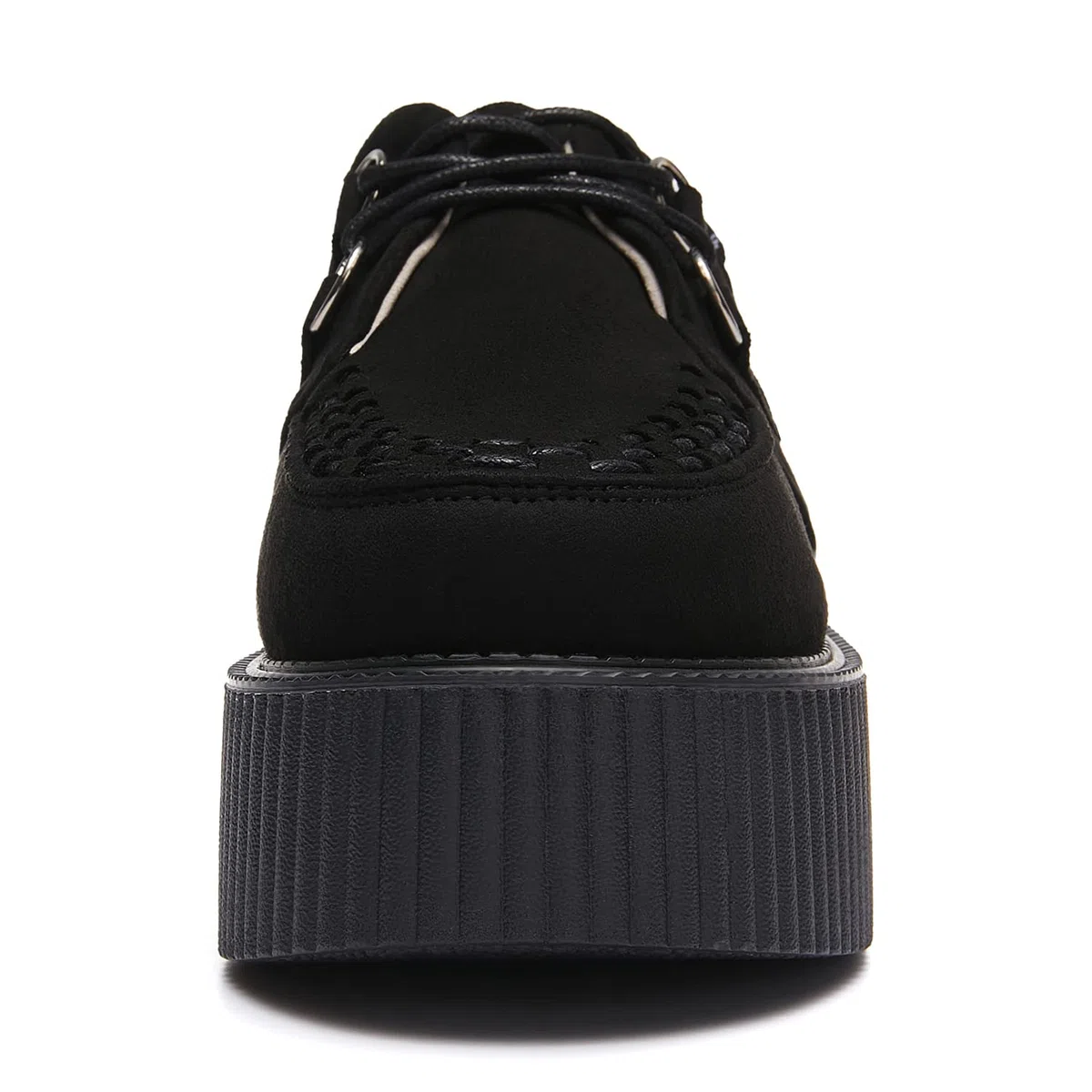 RoseG Scarpe Stringate da Donna Piattaforma Gote Punk Creepers