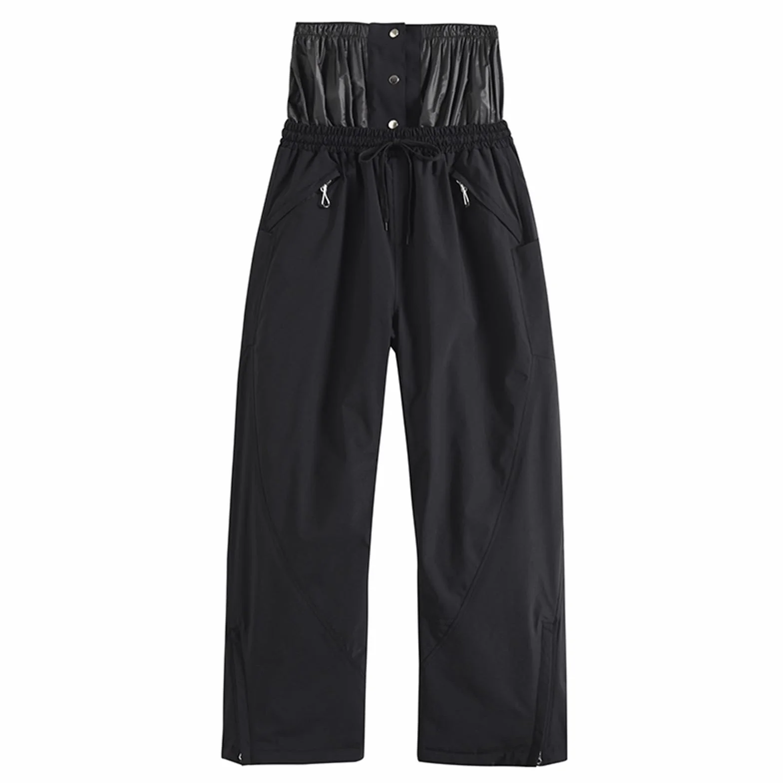 Sunnyuk Pantaloni Neve Uomo Pantaloni Elasticizzati Taglie Forti Tuta Termici da Neve Pantalone Impermeabile Montagna Salopette Snowboard Curvy Invernale Sci