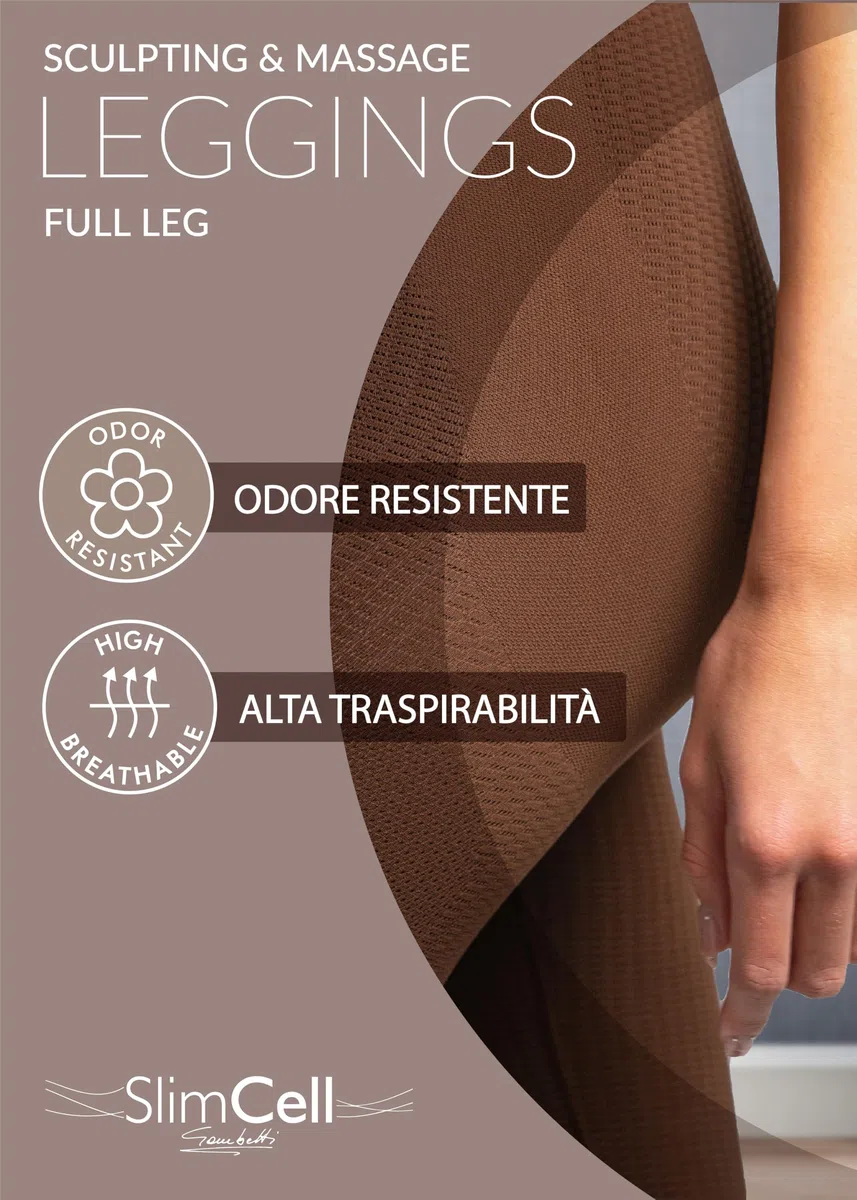 Leggins Anticellulite Donna Modellanti Vita Alta - Leggins Contenitivi Modellanti, Guaina Contenitiva Donna Pancia Piatta, Panta Slim Drenante Anticellulite - Made in Italy