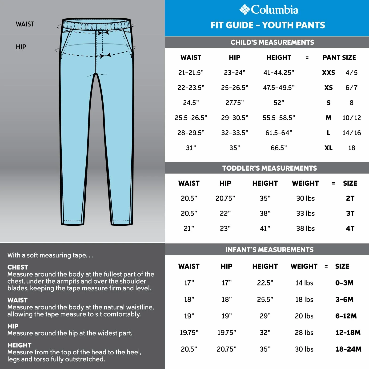 Columbia Girl's Starchaser Peak™ III Pant Ski Trousers