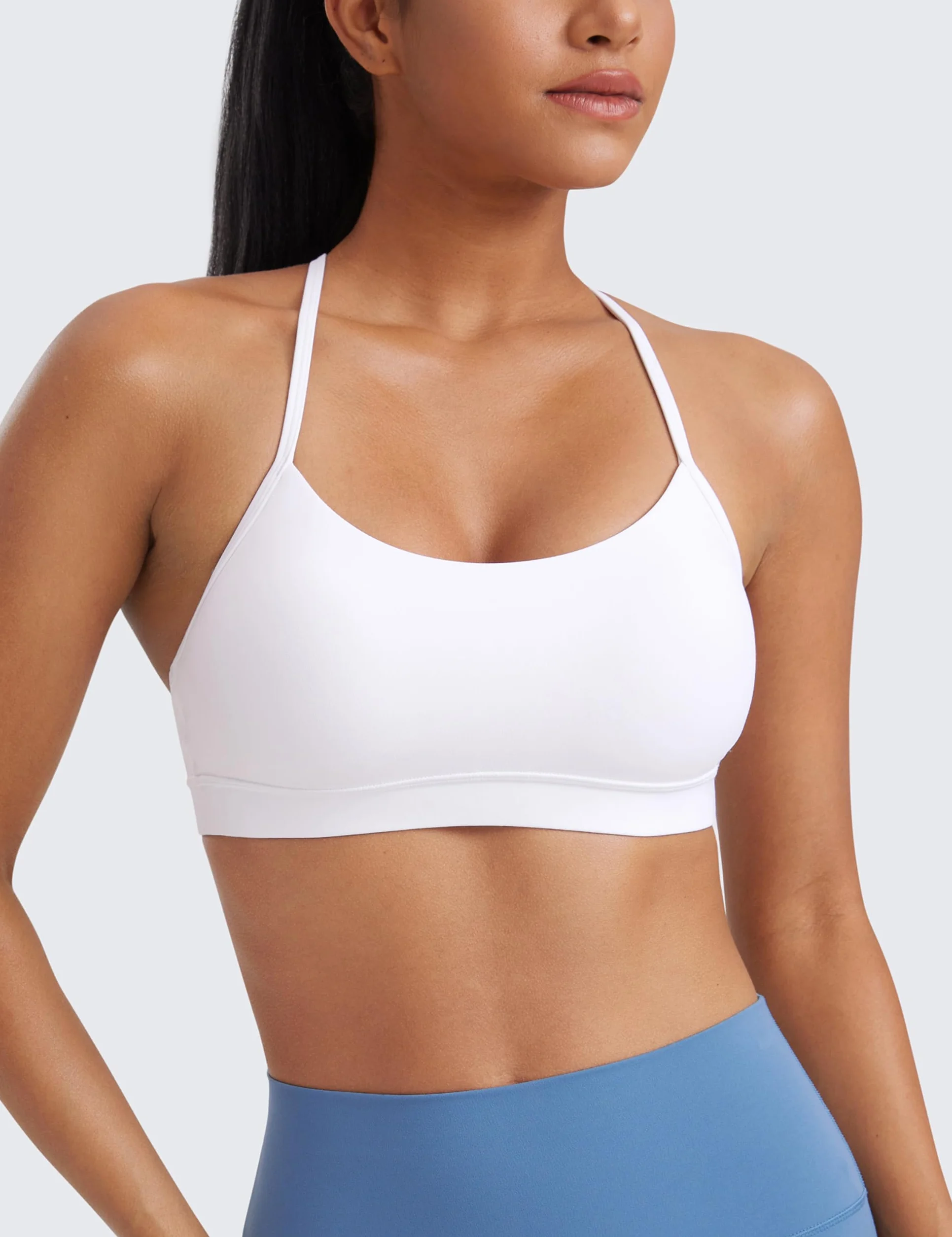 CRZ YOGA Butterluxe Donna Reggiseno Sportivo Racer Back Yoga Bra