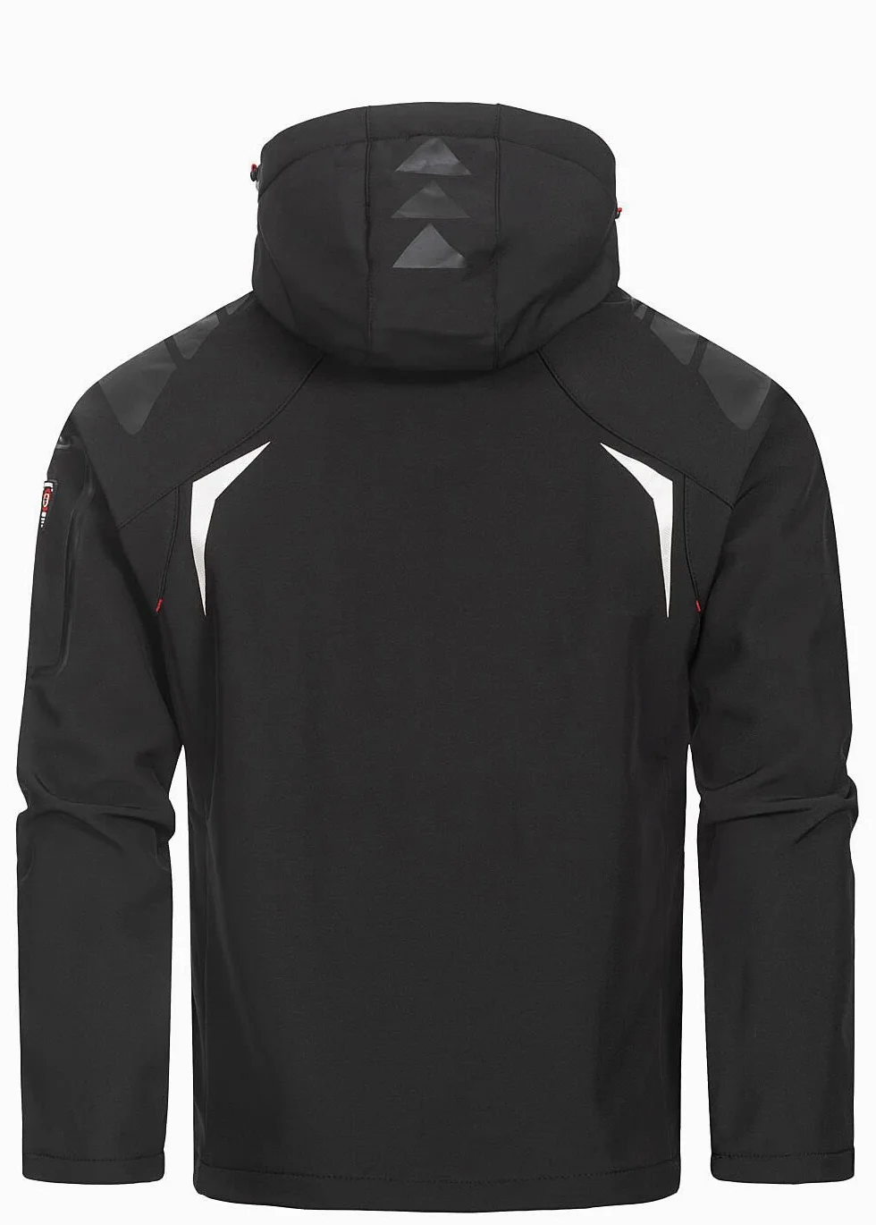 Geographical Norway Techno Men - Giacca Cappuccio Softshell Impermeabile Uomo - Giacca Vento Tattica Da Esterno - Escursionismo Sci Autunno Inverno Primavera