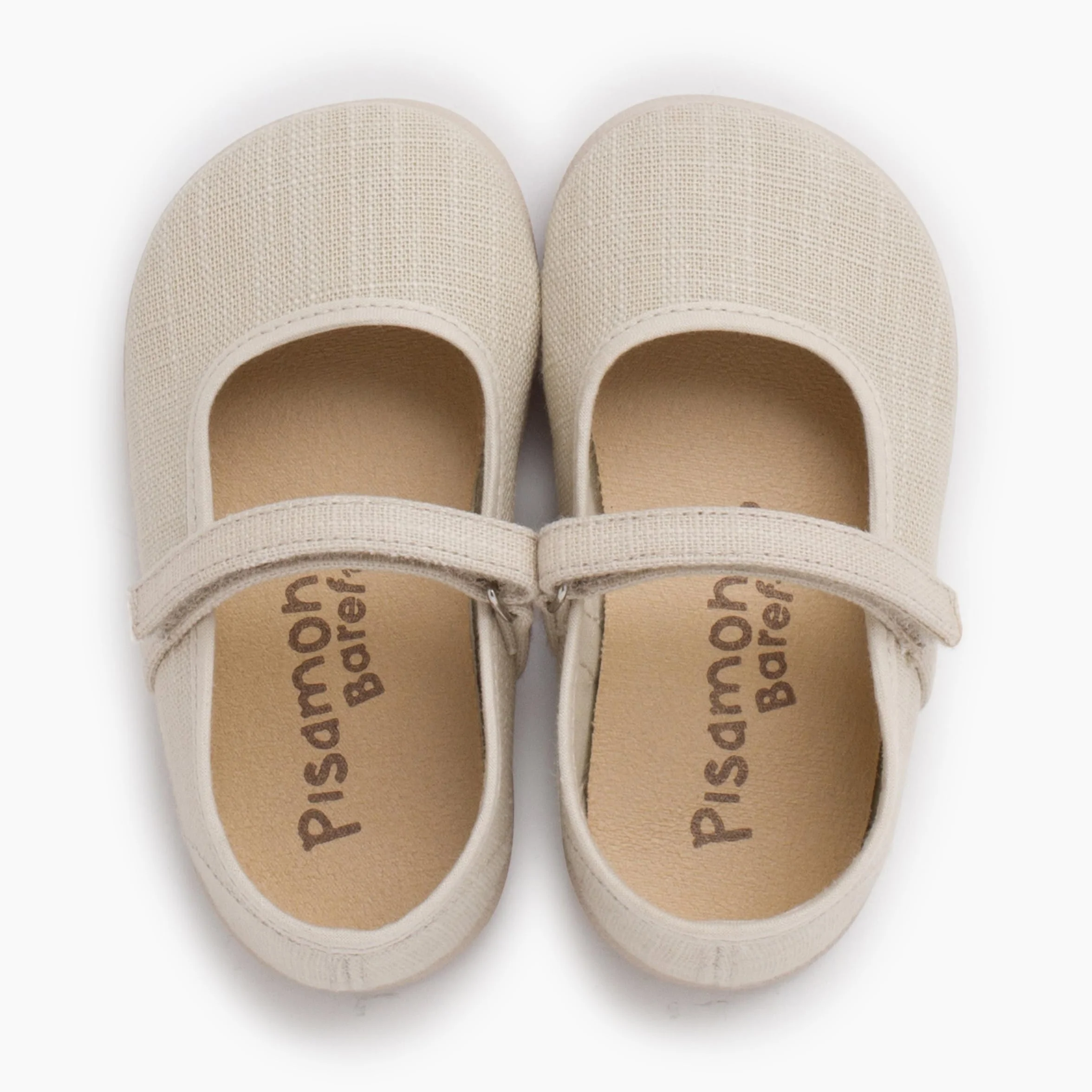 Pisamonas Ballerine Barefoot Lino Leggero Cinturino A Strappo
