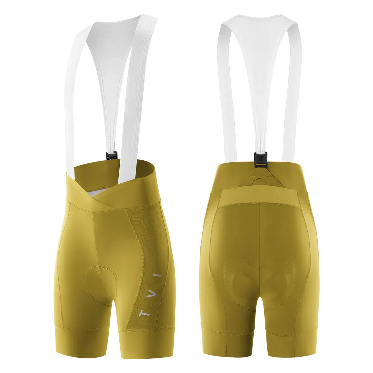 ROCKBROS TVI Salopette Ciclismo Donna, Pantaloni Ciclismo Donna Imbottiti, Pantaloncini Bici Estivo, Traspirante, Asciugatura Rapida, con Fibbia Magnetica per Bici da Corsa, MTB, Mountain Bike
