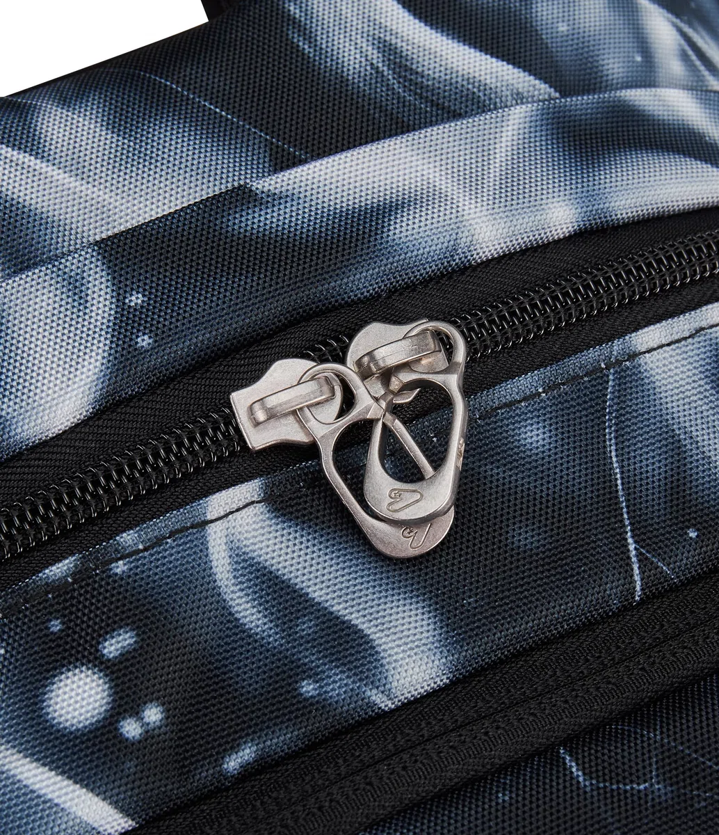 Seven Zaino Scuola The Double Pro XXL Detach, Nero, 34 L, Doppio Scomparto, Cuffie wireless incluse, Zaino Staccabile e reversibile, Tasca porta pc, Tasche multiuso, Scuola media e superiore, Ragazzi