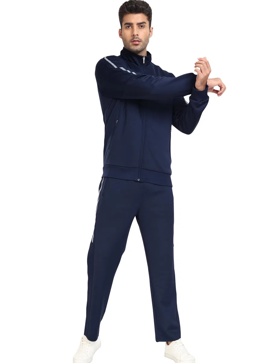 MoFiz Tuta da uomo Set Full Zip Running Sweatsuit per uomo manica lunga causale 2 pezzi abiti da jogging