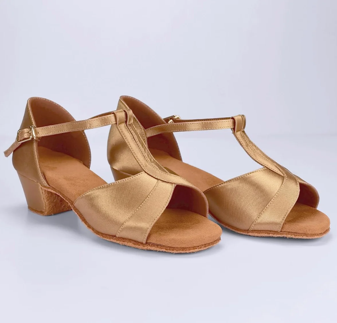 Donna Bambina Scarpe da Ballo Latino Sala Liscio Danza Moderna Raso