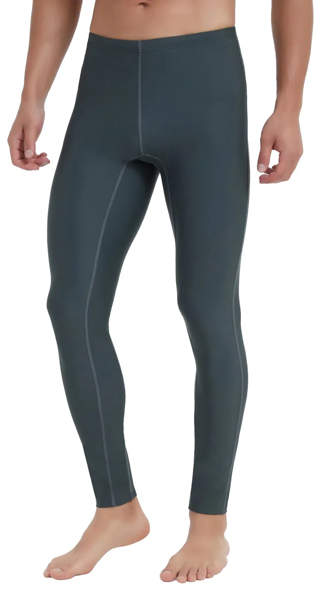 Ubestyle UPF 50+ - Leggings sportivi da uomo, per surf, nuoto, spiaggia, protezione solare