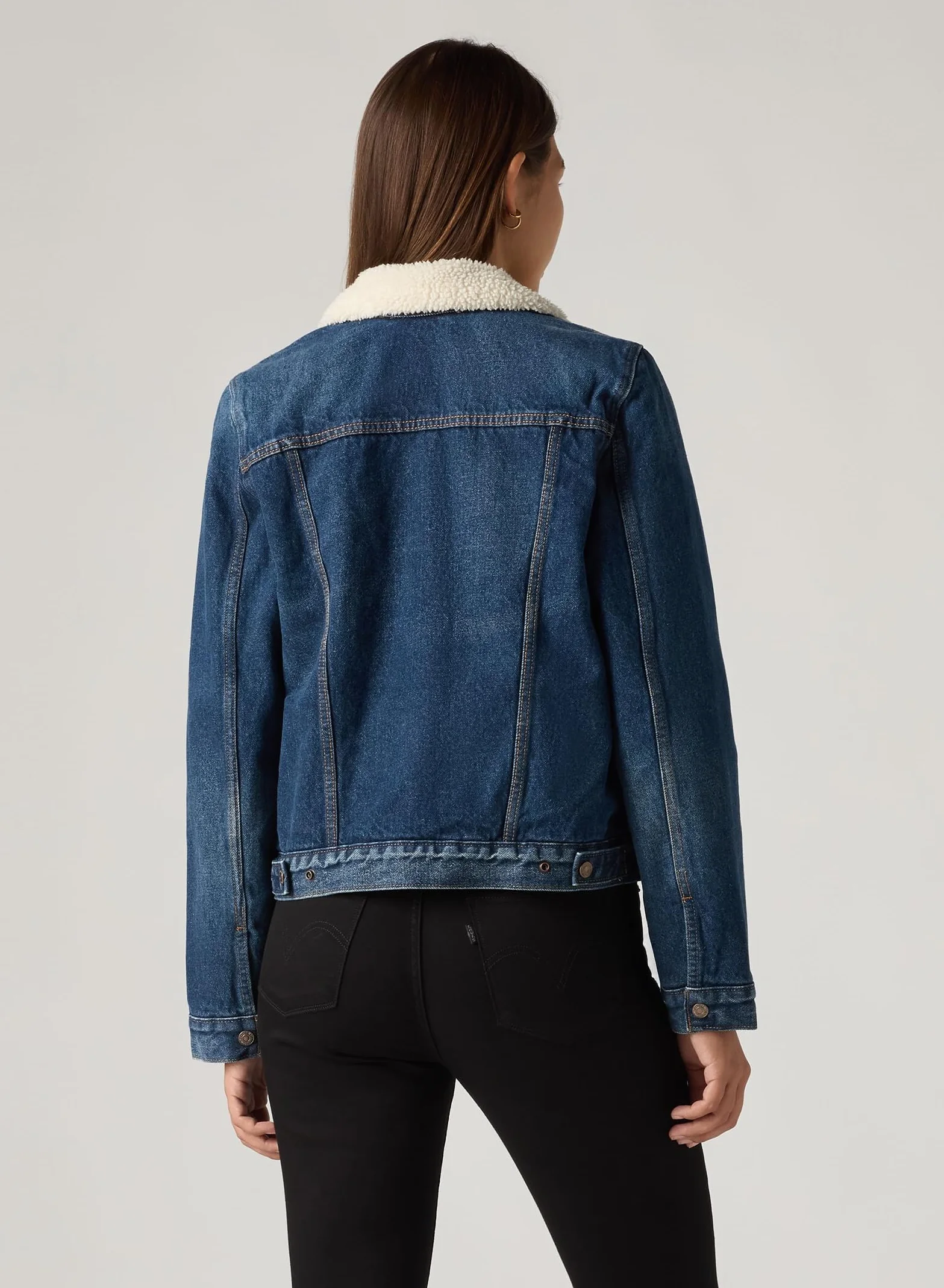 Levi's Original Sherpa Trucker Giacca Donna