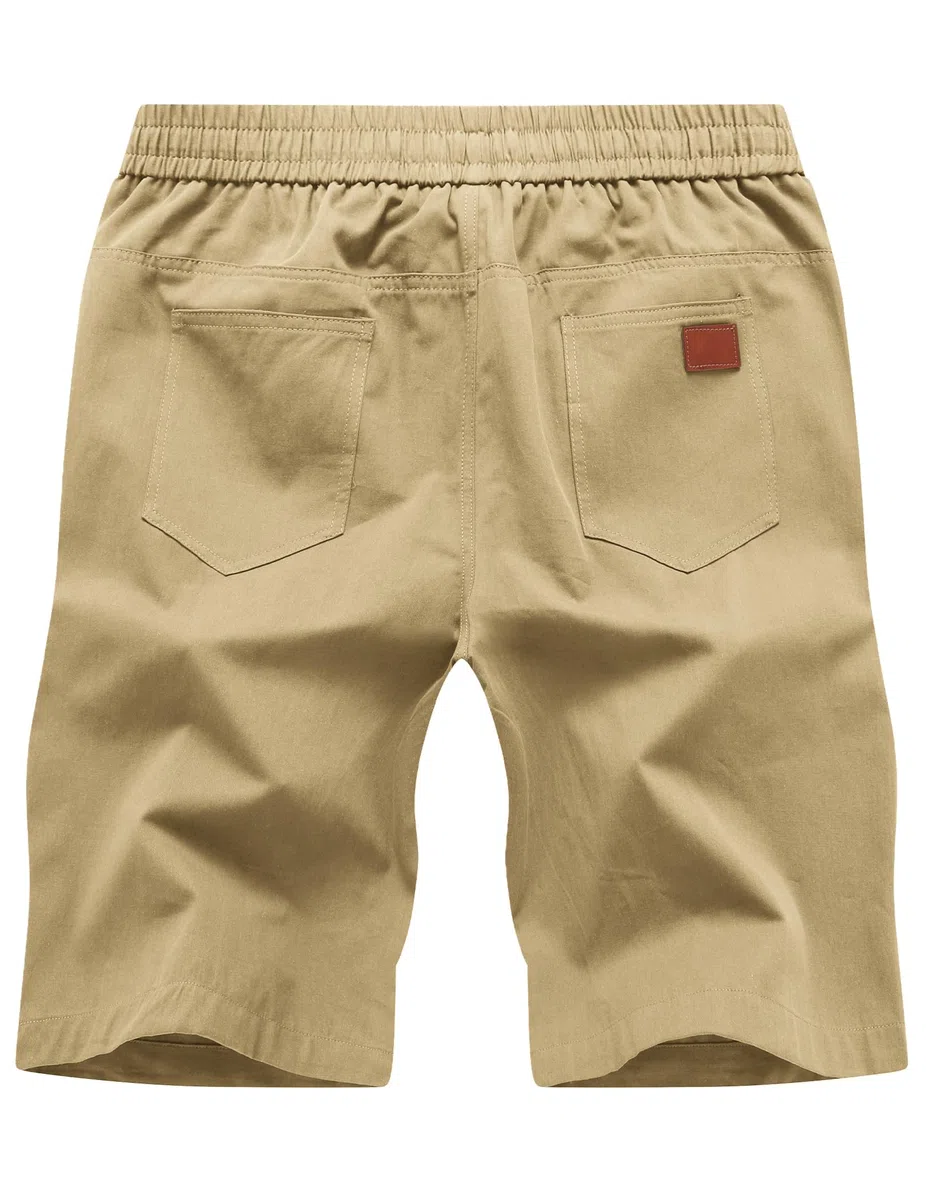 TARAINYA Pantaloncini Uomo in Cotone Morbido con Cordino Regolabile e Tasche Laterali