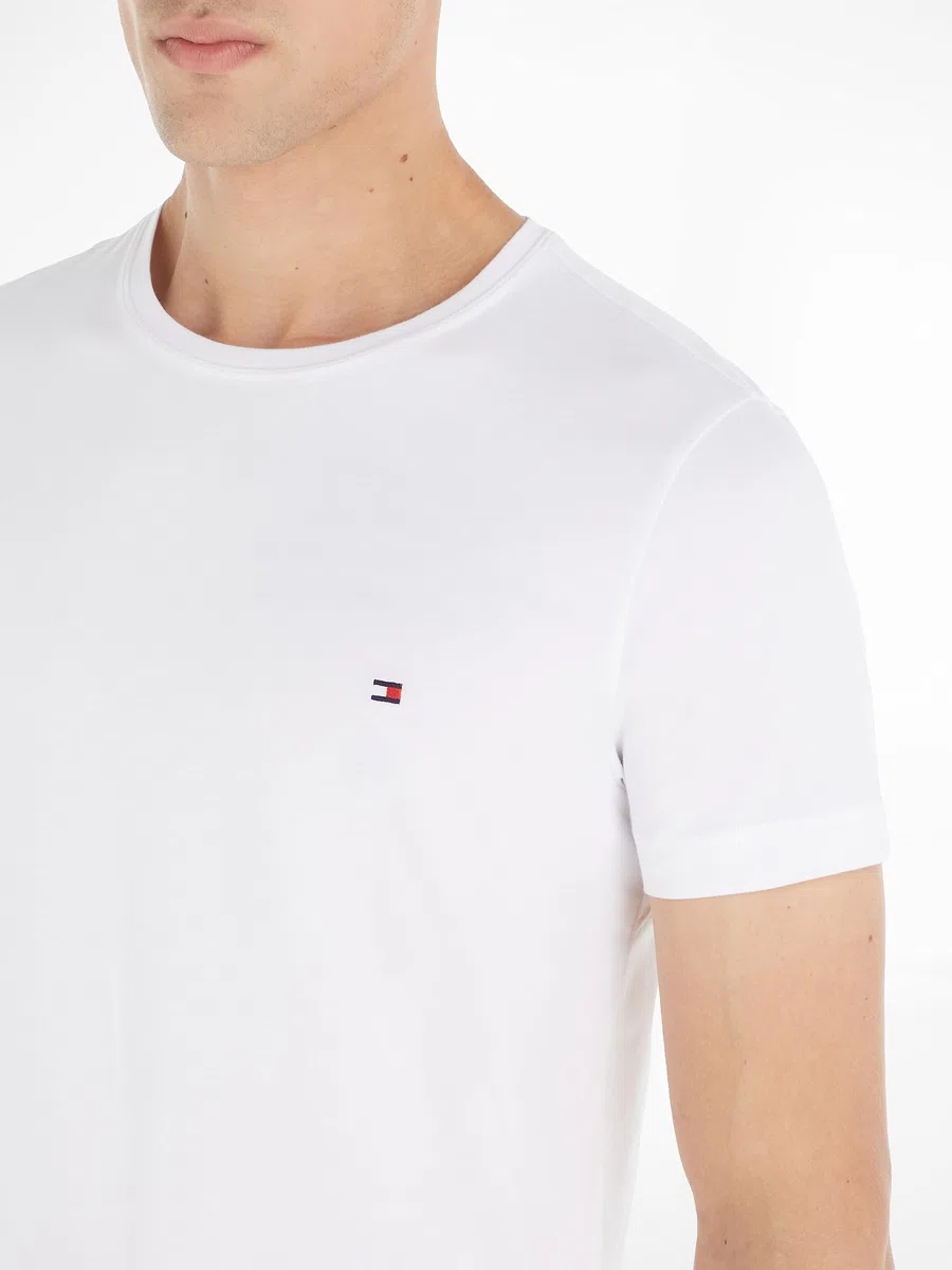 Tommy Hilfiger Uomo T-shirt Maniche Corte Core Stretch Slim Fit