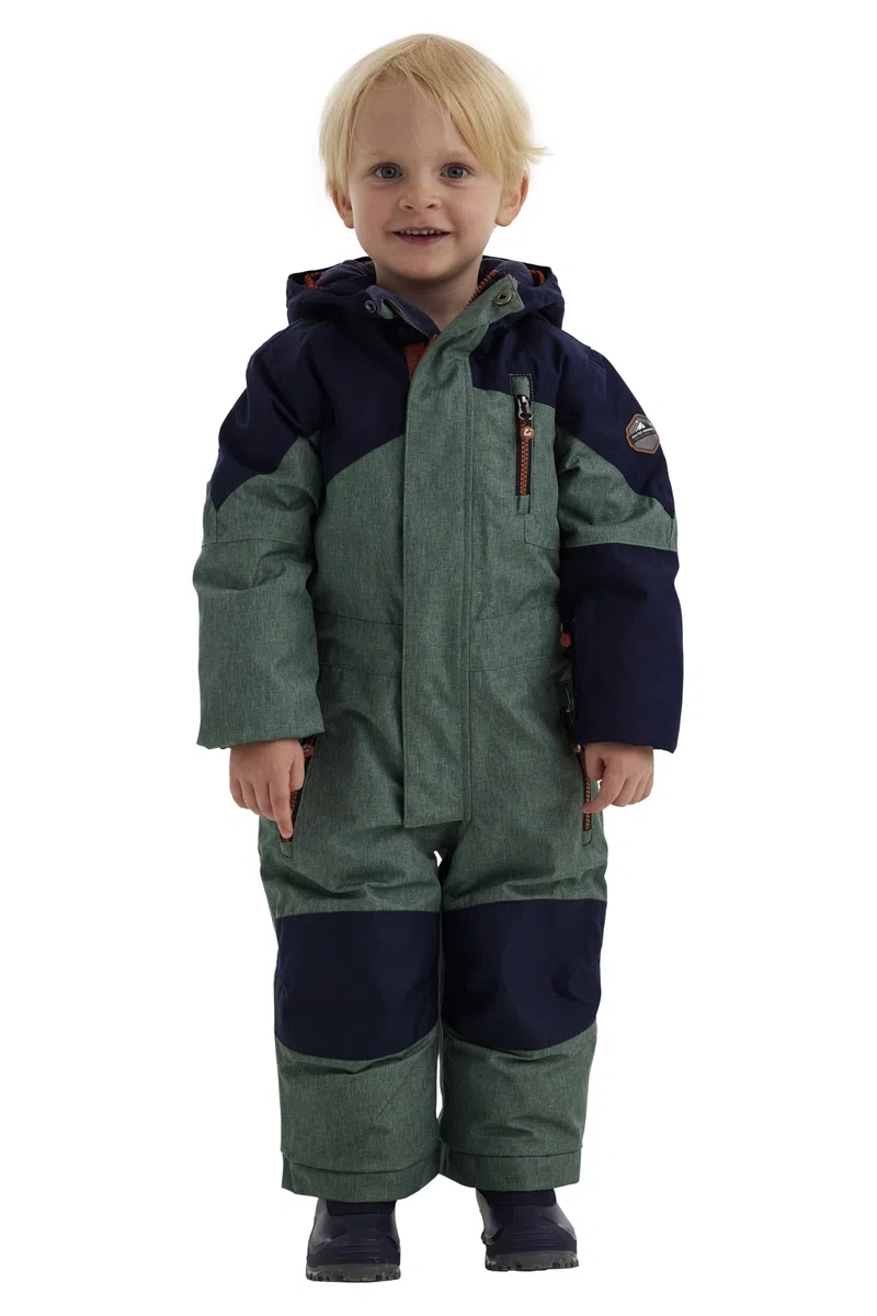 Killtec Kesley Mini Tuta da sci/tuta da neve con cappuccio e ghetta antineve Unisex - Bambini e ragazzi