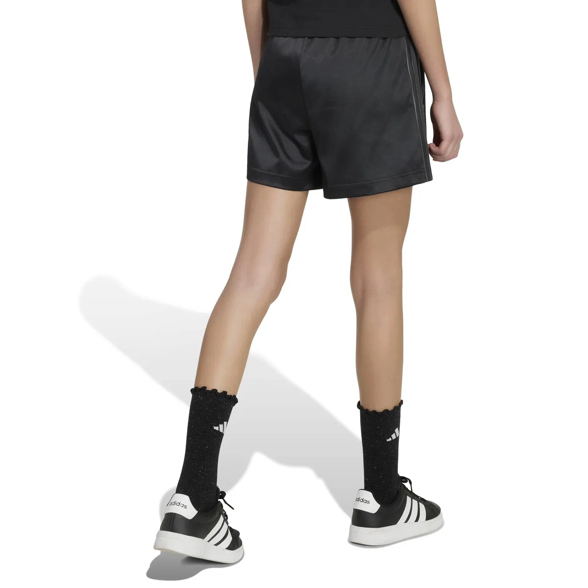 Adidas Pantaloncini Corti da Ragazza in Raso