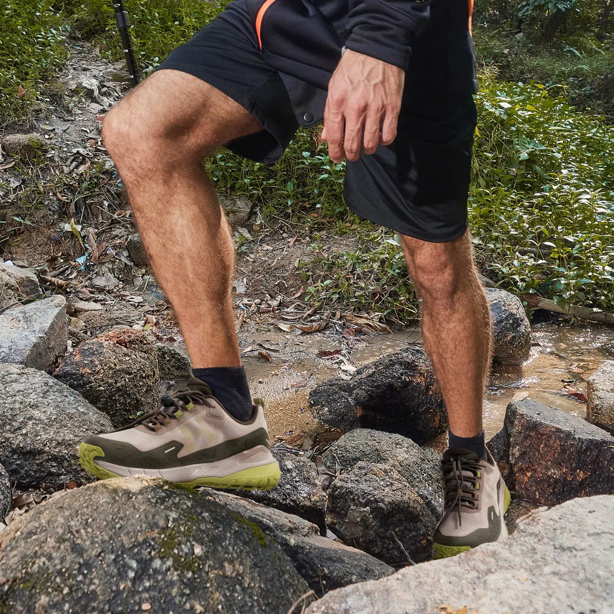 FitVille Scarpe da Escursionismo Uomo Extra Larghe Impermeabili e Antiscivolo Sneakers da Trekking Scarpe Sportive per Camminare e Outdoor