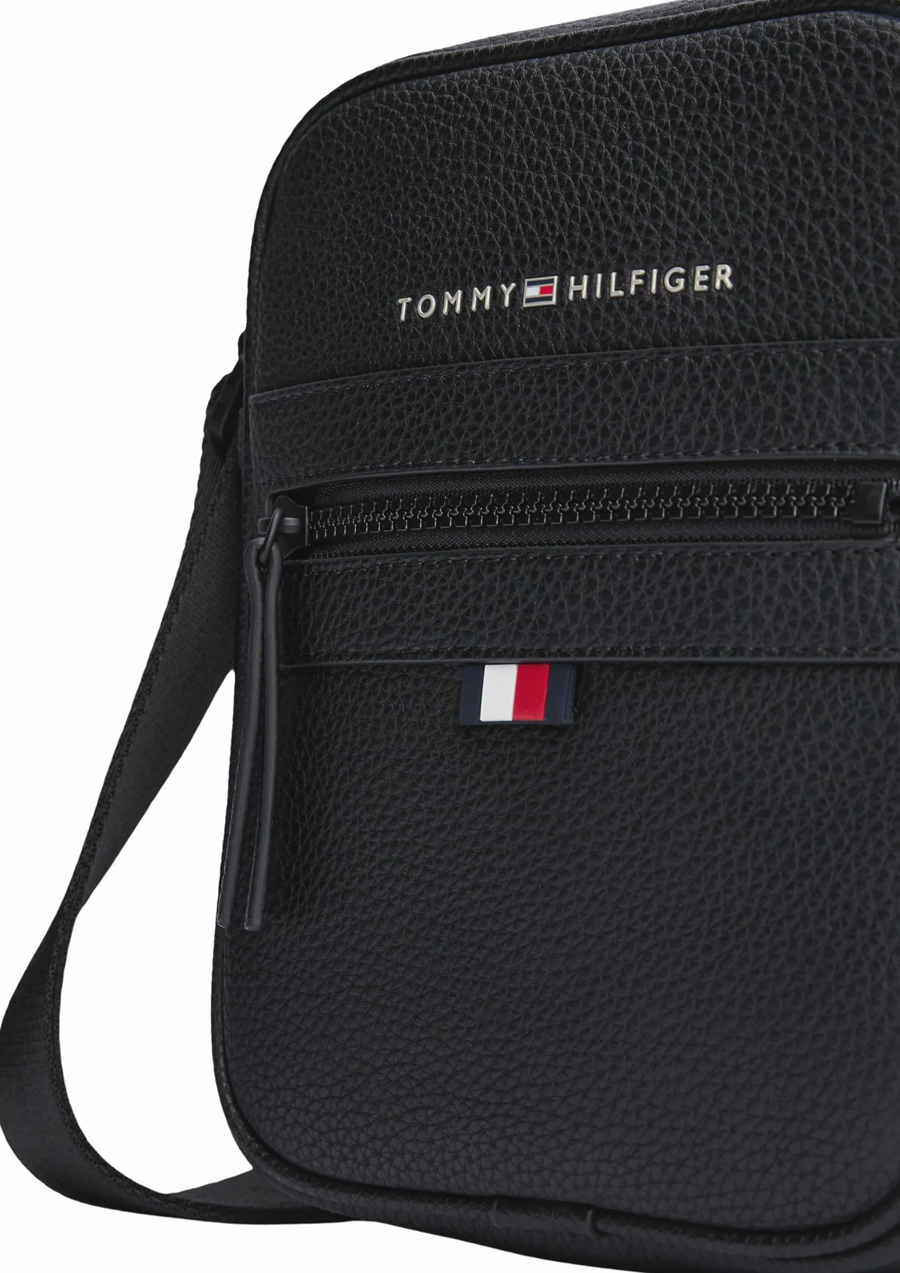 Tommy Hilfiger Uomo Borsa a Tracolla Essential PU Mini Reporter Piccola