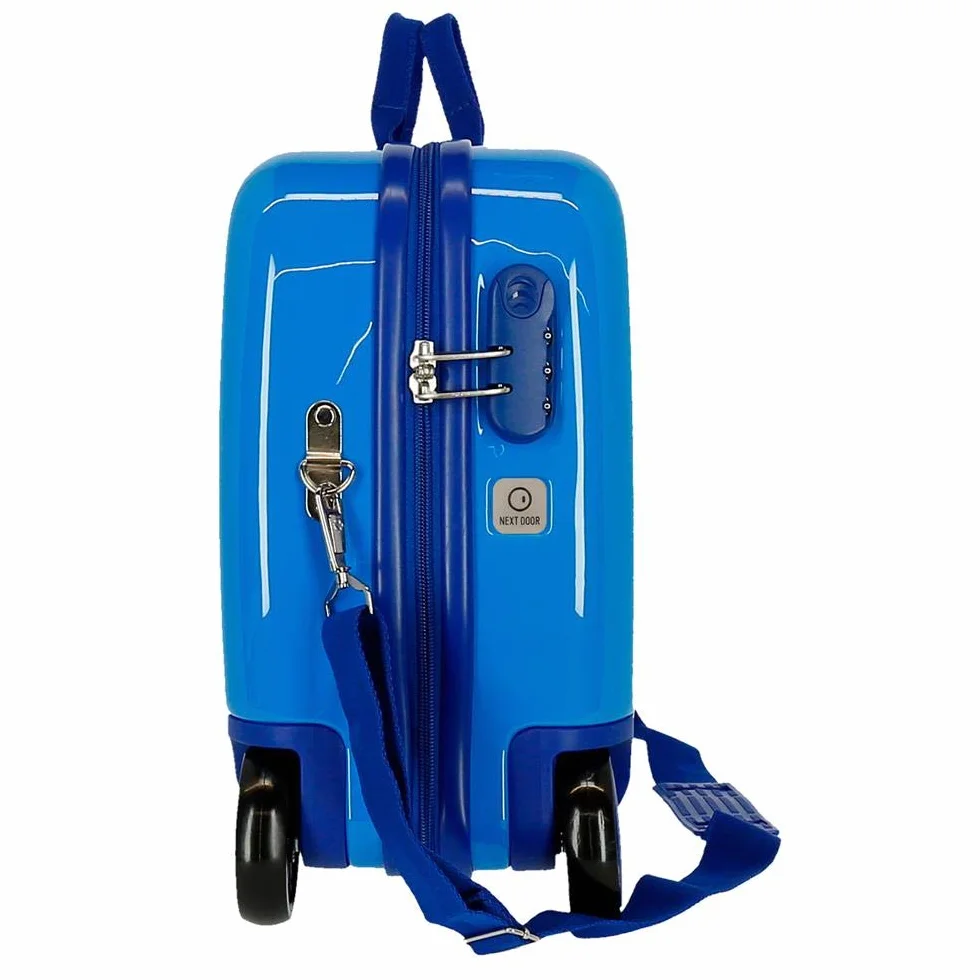 Marvel Spiderman - Valigia Per Bambini 2 Ruote Multidirezionali Ragazzo, Blu, 52x38x20 cms