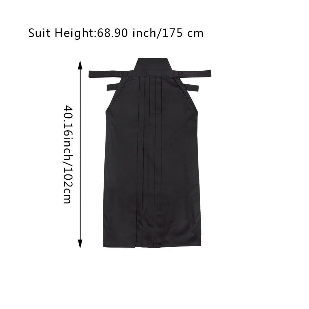 Pantaloni Hakama Kendo 1 Pezzo, Abbigliamento Sportivo per Arti Marziali Tradizionali Giapponesi, Uniforme Hakama Aikido Hapkido per Uomo E