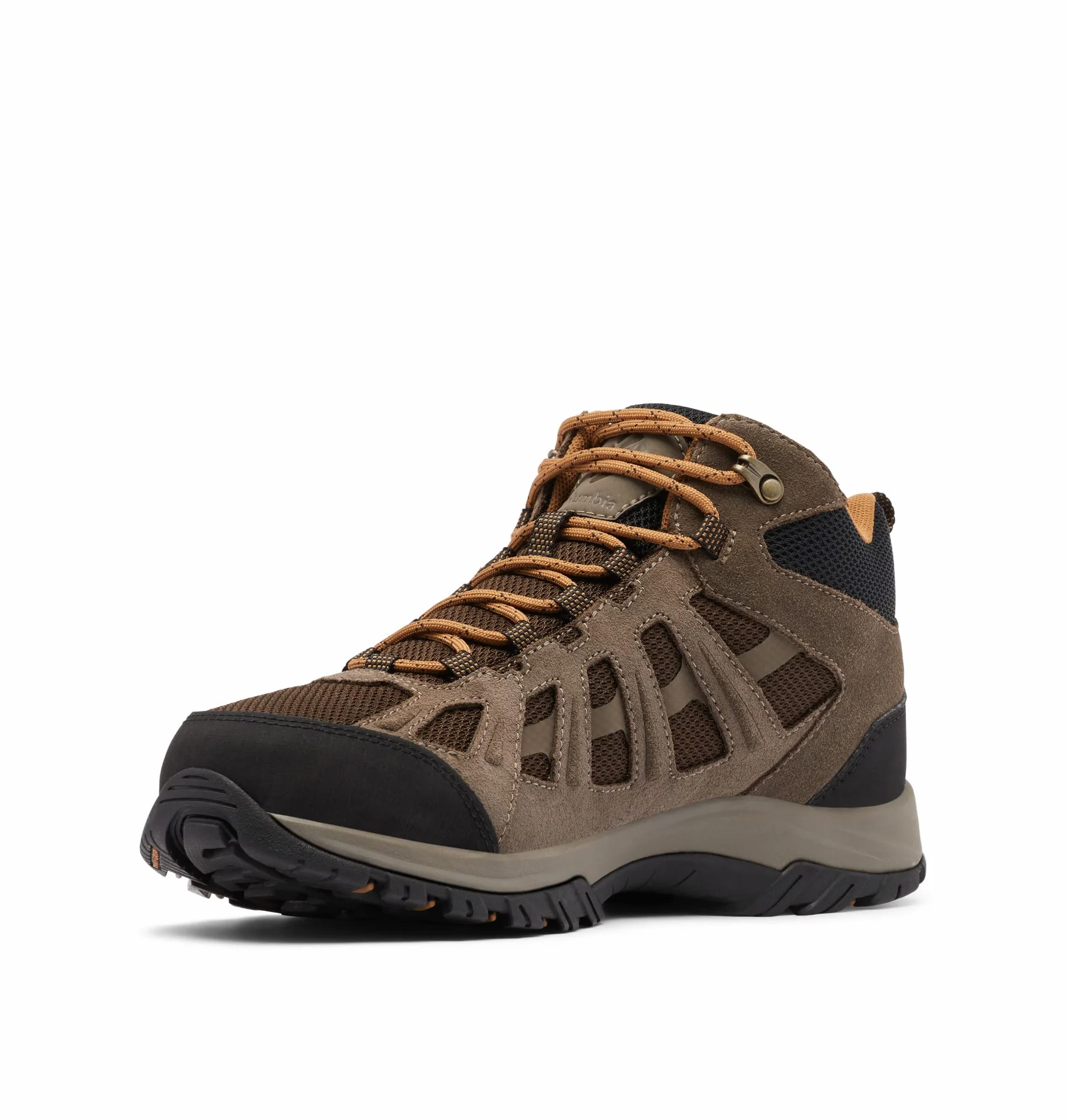 Columbia Redmond 3 Mid WP, Scarpe da Trekking Uomo, Cordovan/Elk 2023 , 50 EU