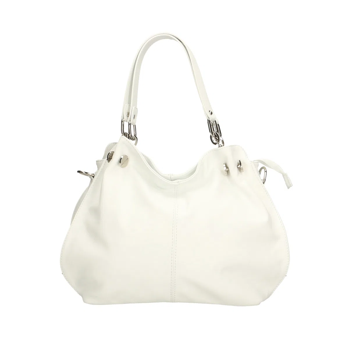 Chicca Borse Borsa a Spalla Donna in Pelle Made in italy 38x30x12 Cm