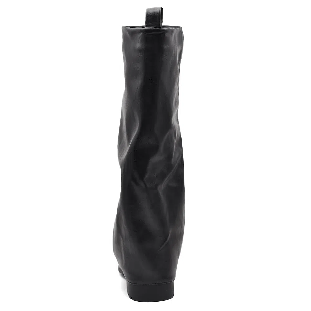 IF Stivali da Donna Stile Oversize Robin con Ghetta Gambale Ampio e Suola Spessa Antiscivolo GA036