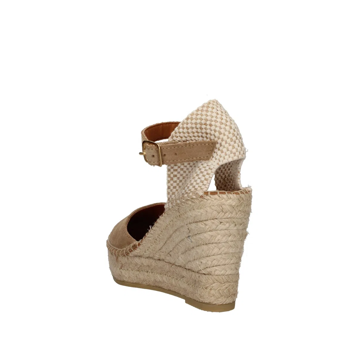 Viguera espadrillas con zeppa in juta e cinturino
