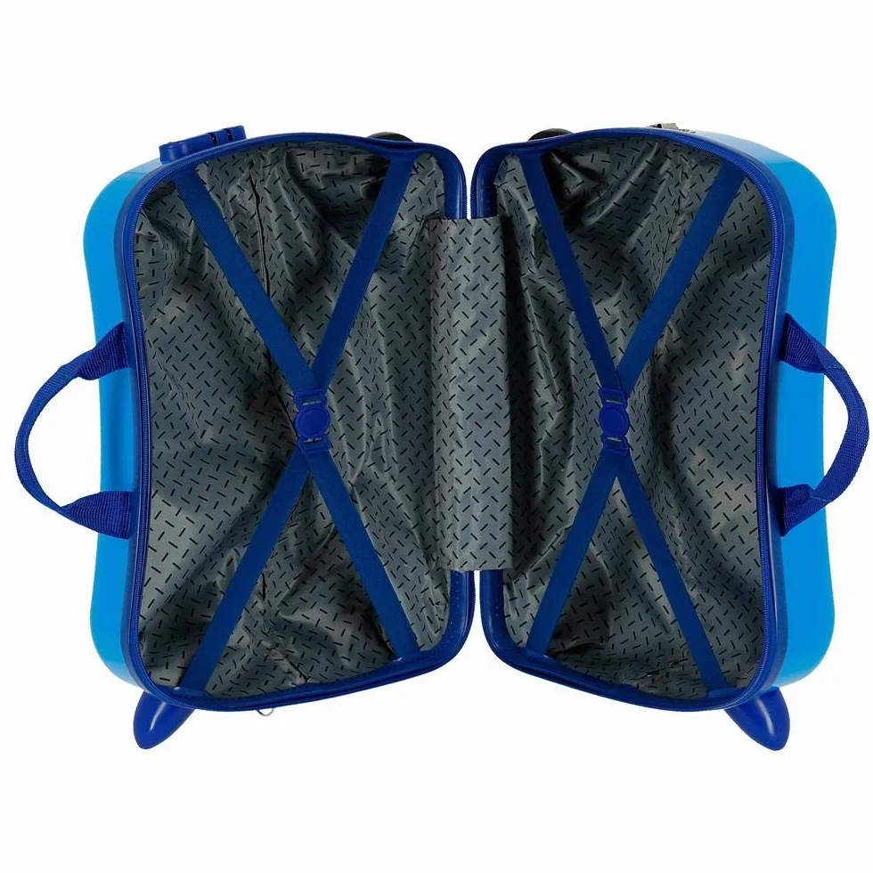 Marvel Spiderman - Valigia Per Bambini 2 Ruote Multidirezionali Ragazzo, Blu, 52x38x20 cms