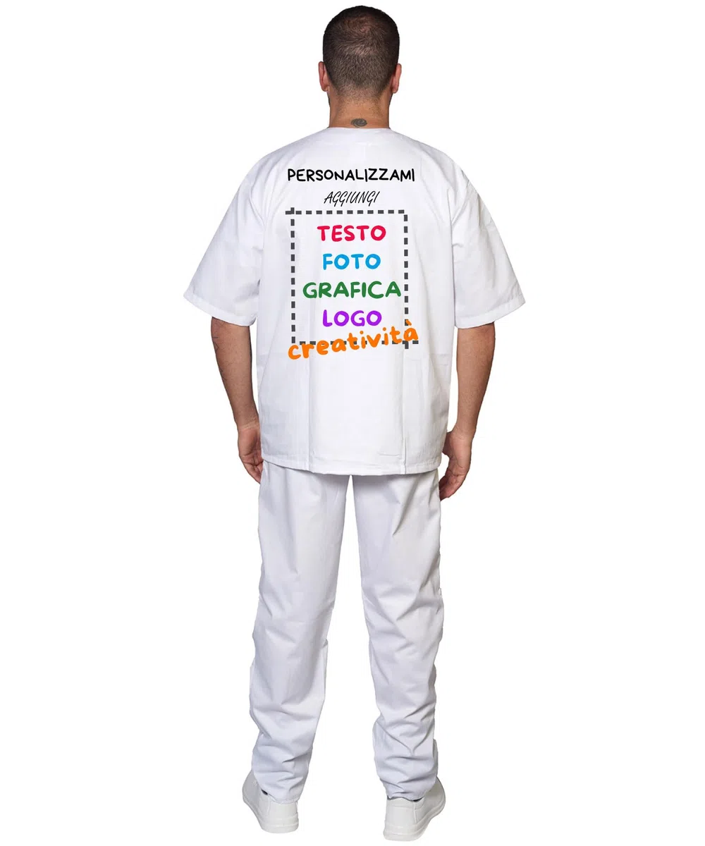 fratelliditalia.org 2 x Divisa ospedaliera casacca e pantalone con personalizzazione inclusa disponibile in 9 colori dalla XS alla XXXL
