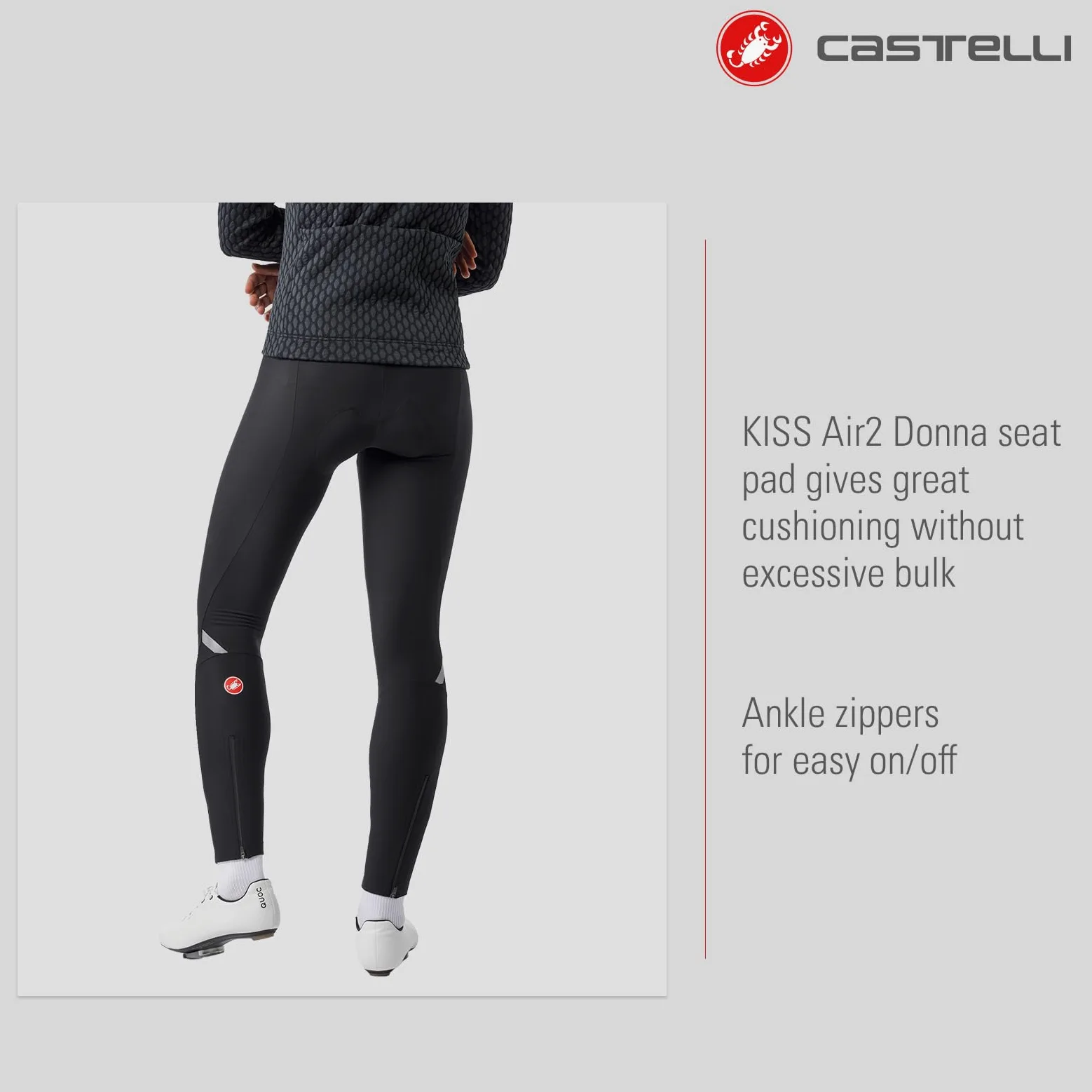 CASTELLI - Entrata W Tight, Calzamaglia Unisex - Adulto