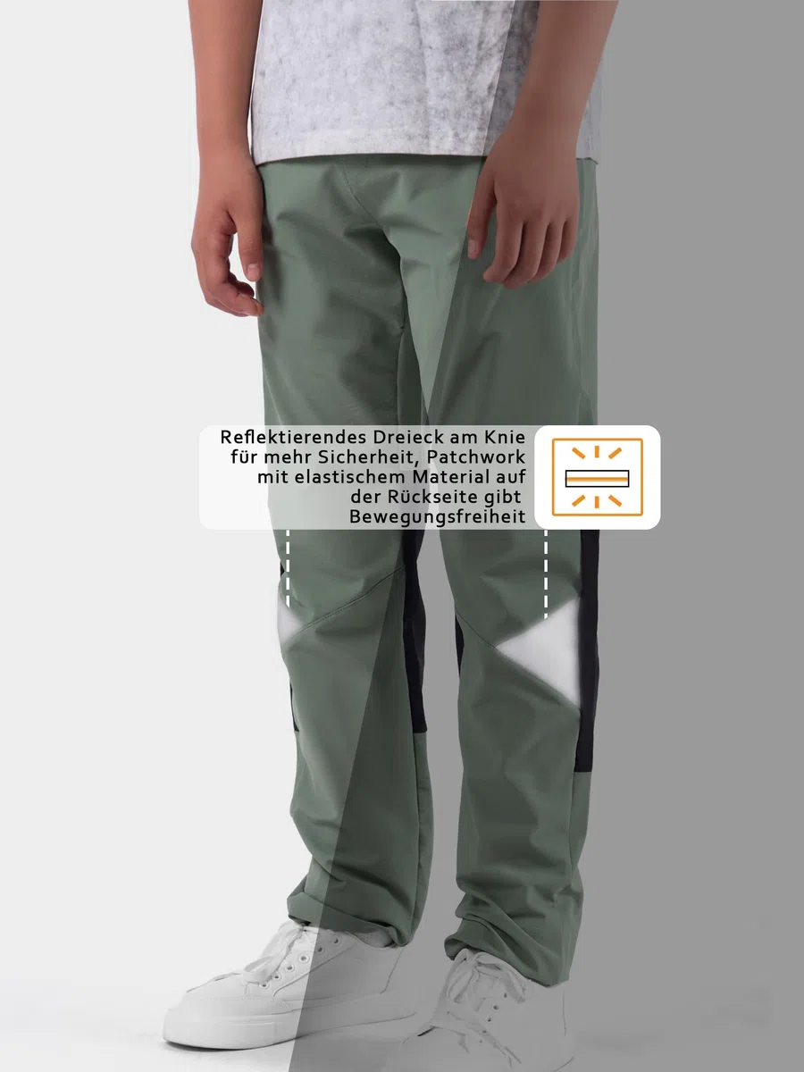 Pantaloni estivi da trekking, impermeabili, per bambini, per attività all'aria aperta