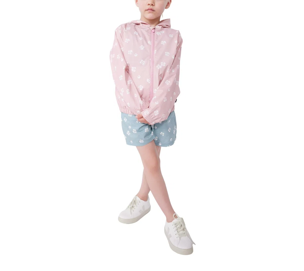 Petit Bateau Giacca A Vento Bambine e Ragazze