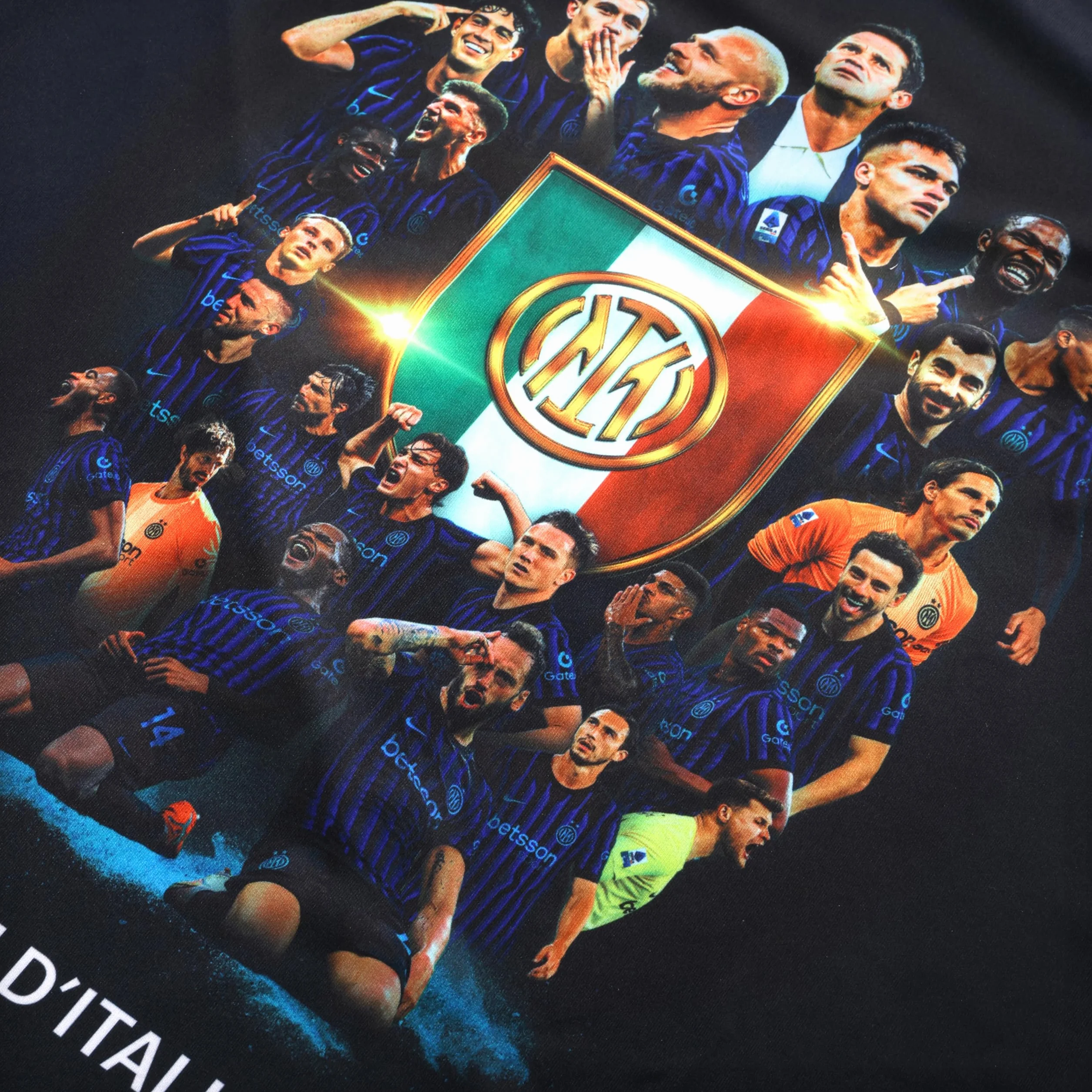 Inter Tshirt Campioni d'Italia 2025/26 Maglia Celebrativo Scudetto Prodotto Ufficiale