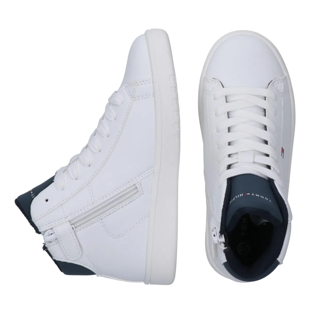 Tommy Hilfiger Sneakers Alte Stringate, Jack, Bianco/Blu