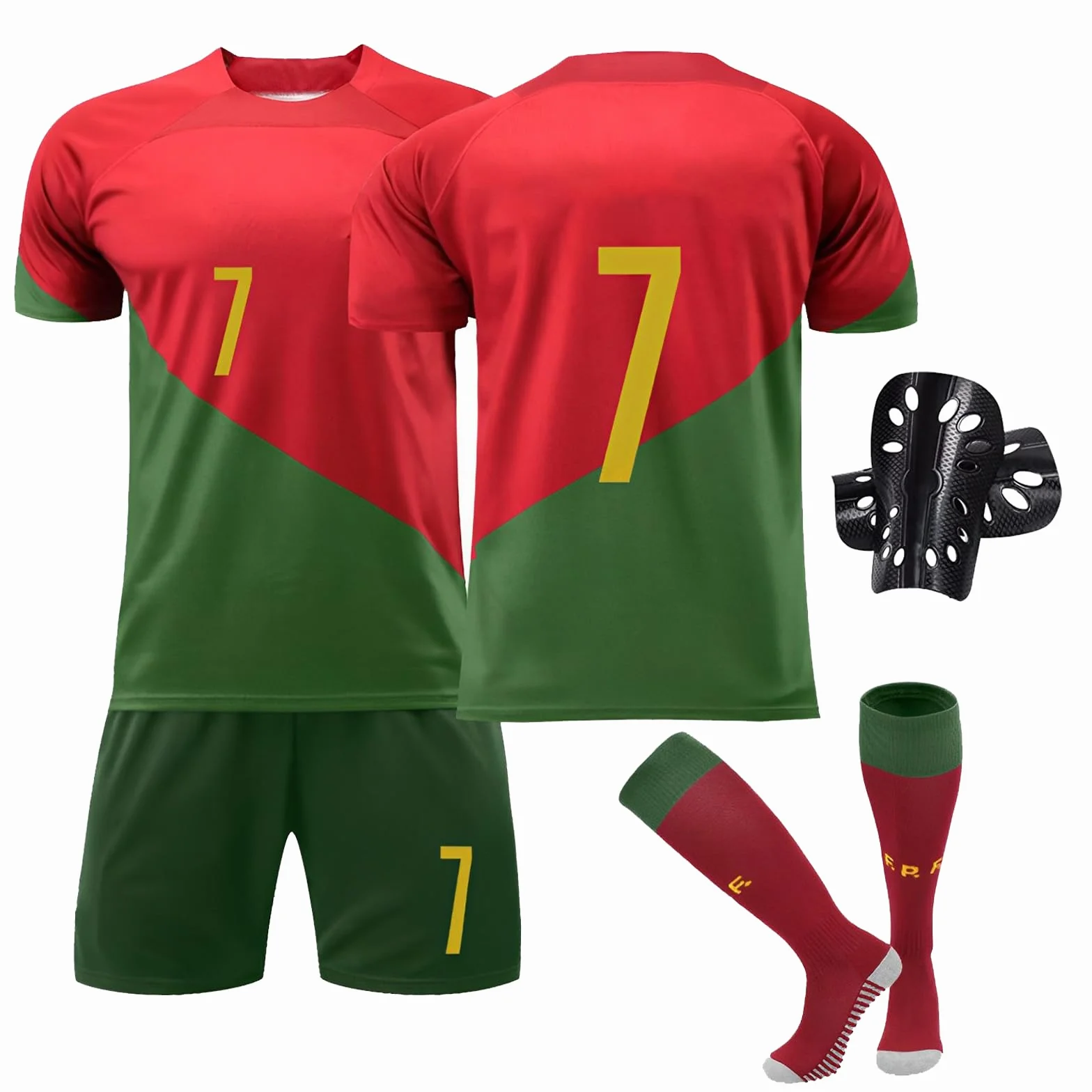 Sternstunde Set di Maglie per Bambini, Maglie da Calcio per Bambini, Maglie da Calcio per Ragazzi, Magliette Sportive per Ragazzi, Magliette da Calcio E Calzini