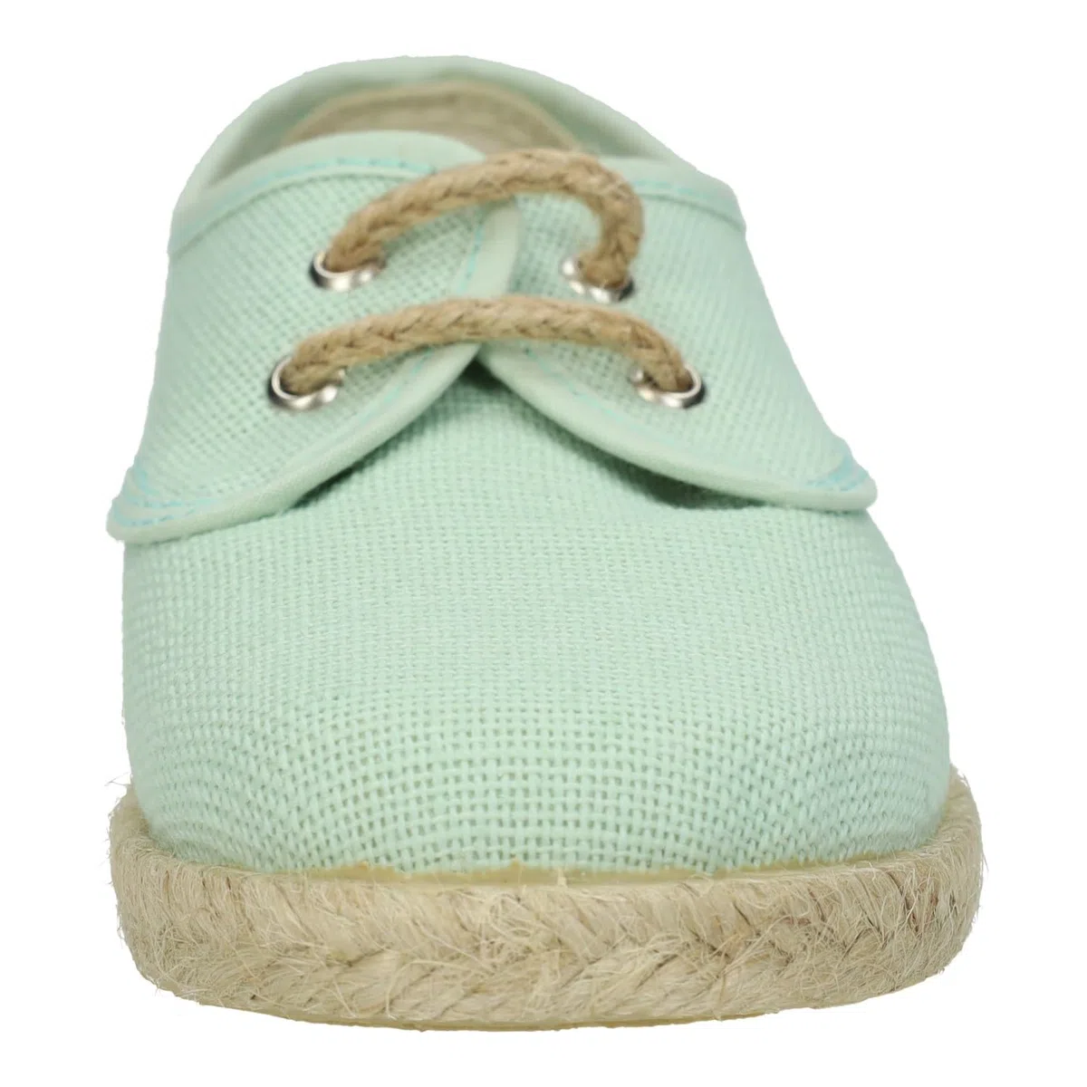 Scarpe in Tela per Bambino Espadrillas Salvia Suola in Sparto e Soletta in Pelle MADE IN SPAIN 267/L