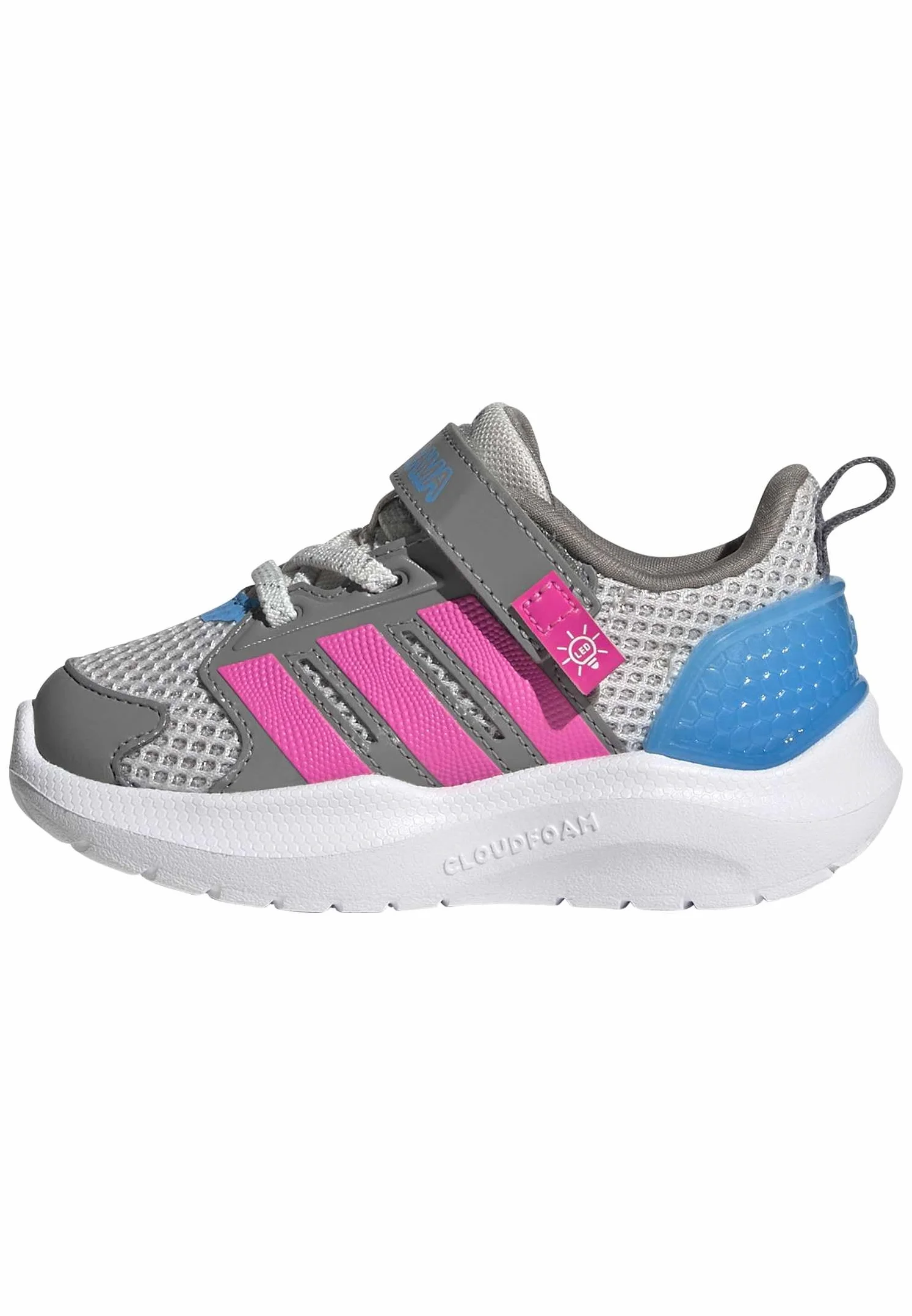 Adidas Unisex - Bimbi 0-24 LIGHTORAMA Runner Shoes Infants, Ice Lavender/Silver Met./Flash Aqua, 26 1/2 EU