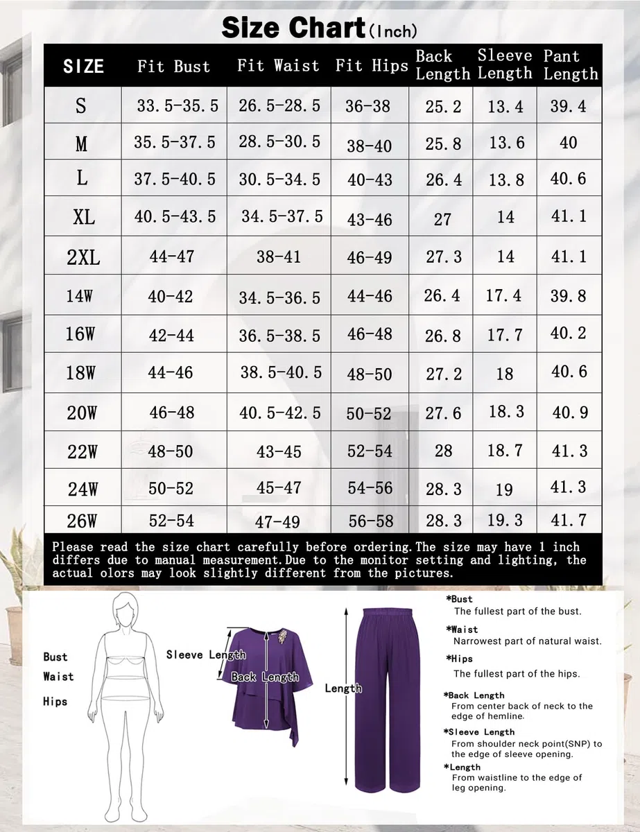 Hanna Nikole Plus Size Madre della Sposa Pantaloni Abiti 2 Pezzi Chiffon Set Increspature Strati di Matrimonio Guest Outfit
