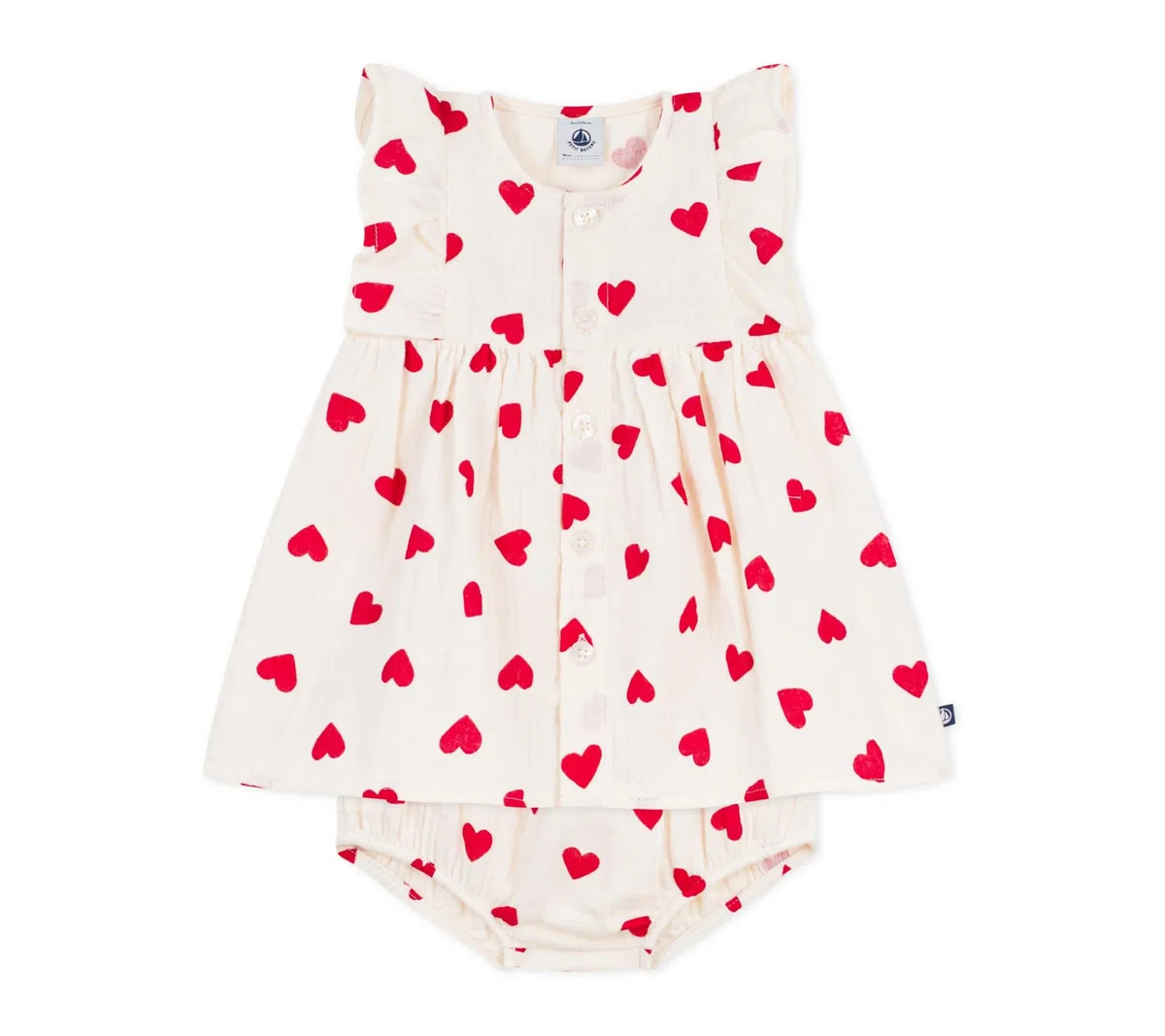 Petit Bateau A0f18 Abbigliamento Giorno Bimba 0-24 (Pacco da 1)